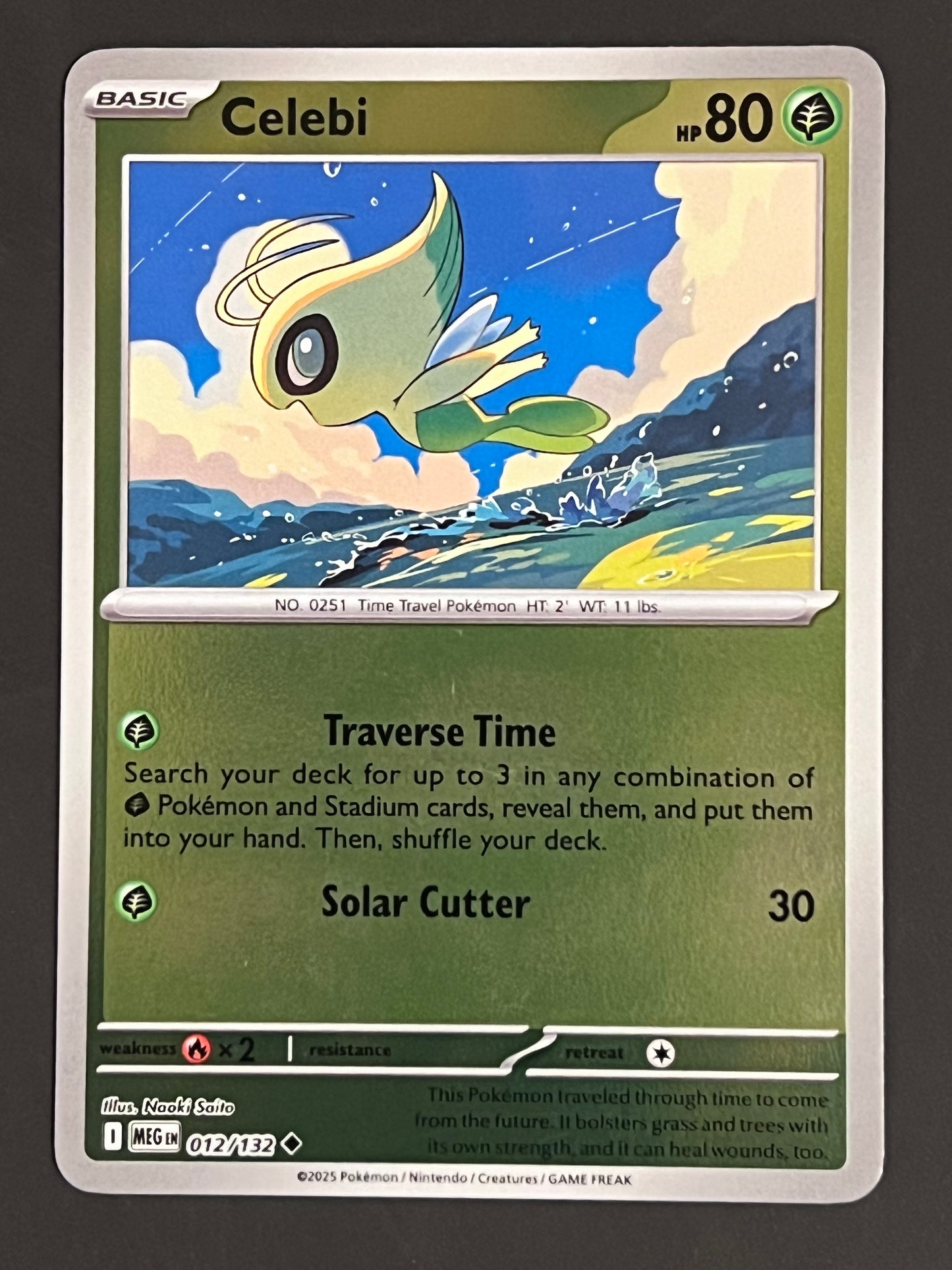 012/132 Celebi - Pokémon Mega Evolution Base Uncommon Reverse
