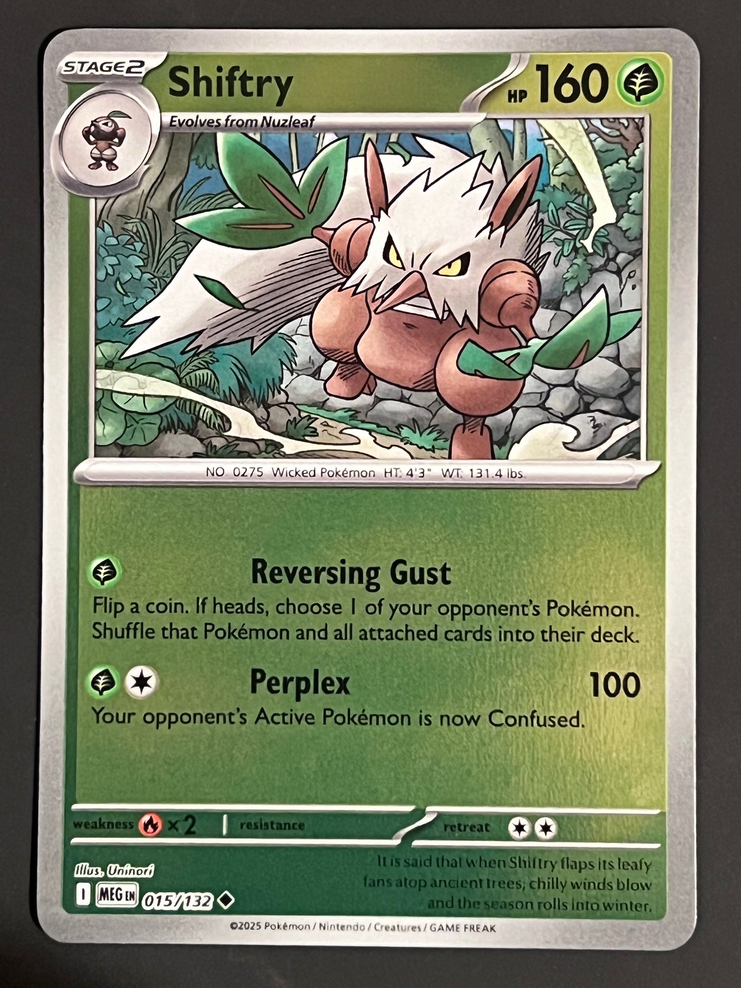 015/132 Shiftry - Pokémon Mega Evolution Base Uncommon Reverse