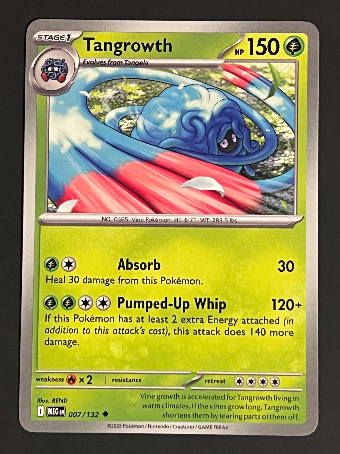 007/132 Tangrowth - Pokémon Mega Evolution Base Uncommon