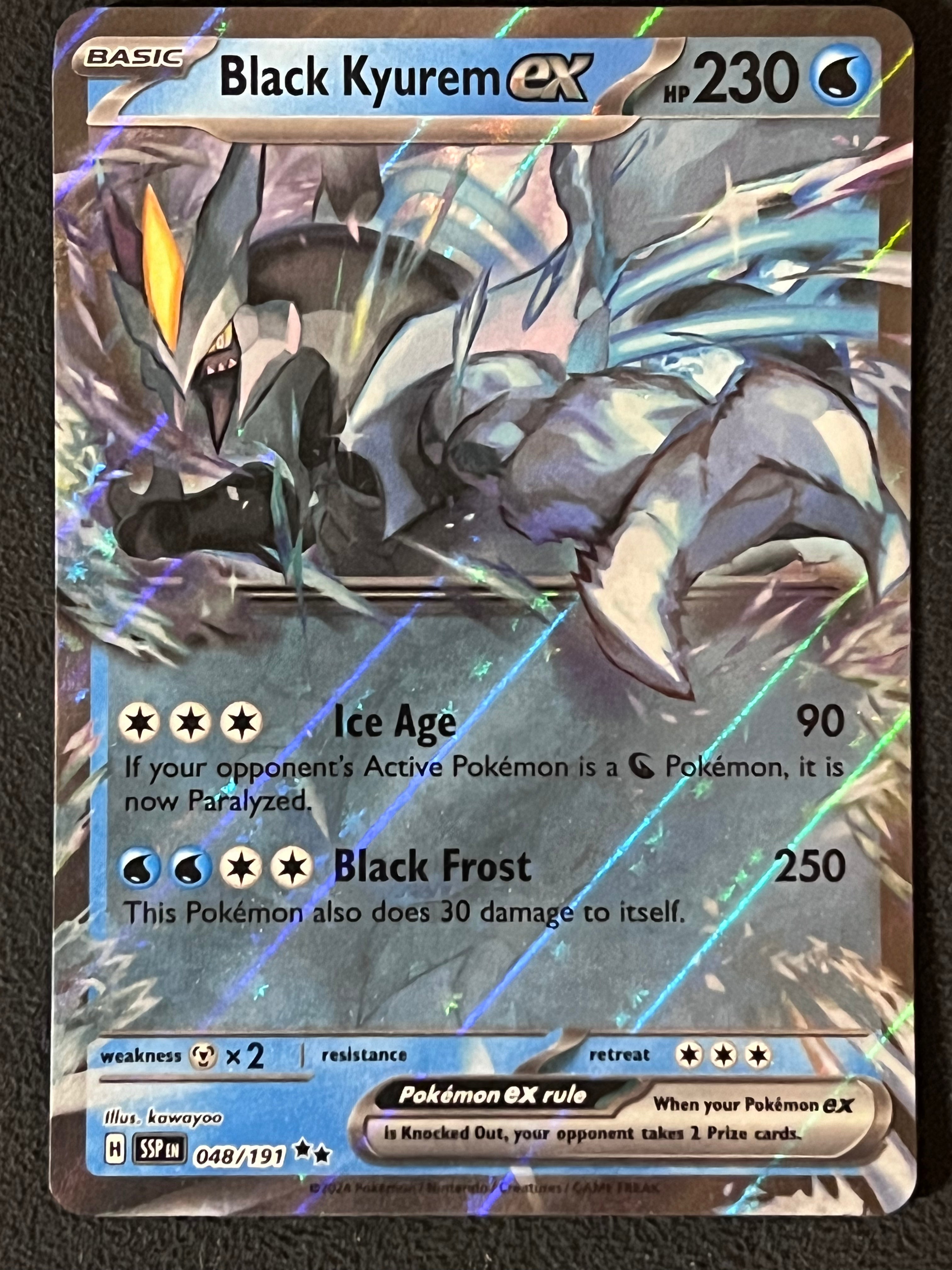 048/191 Black Kyurem Ex - Pokmon Surging Sparks Double Rare Jarvvos 048/191 Black Kyurem Ex - Pokmon Surging Sparks Double Rare Jarvvos