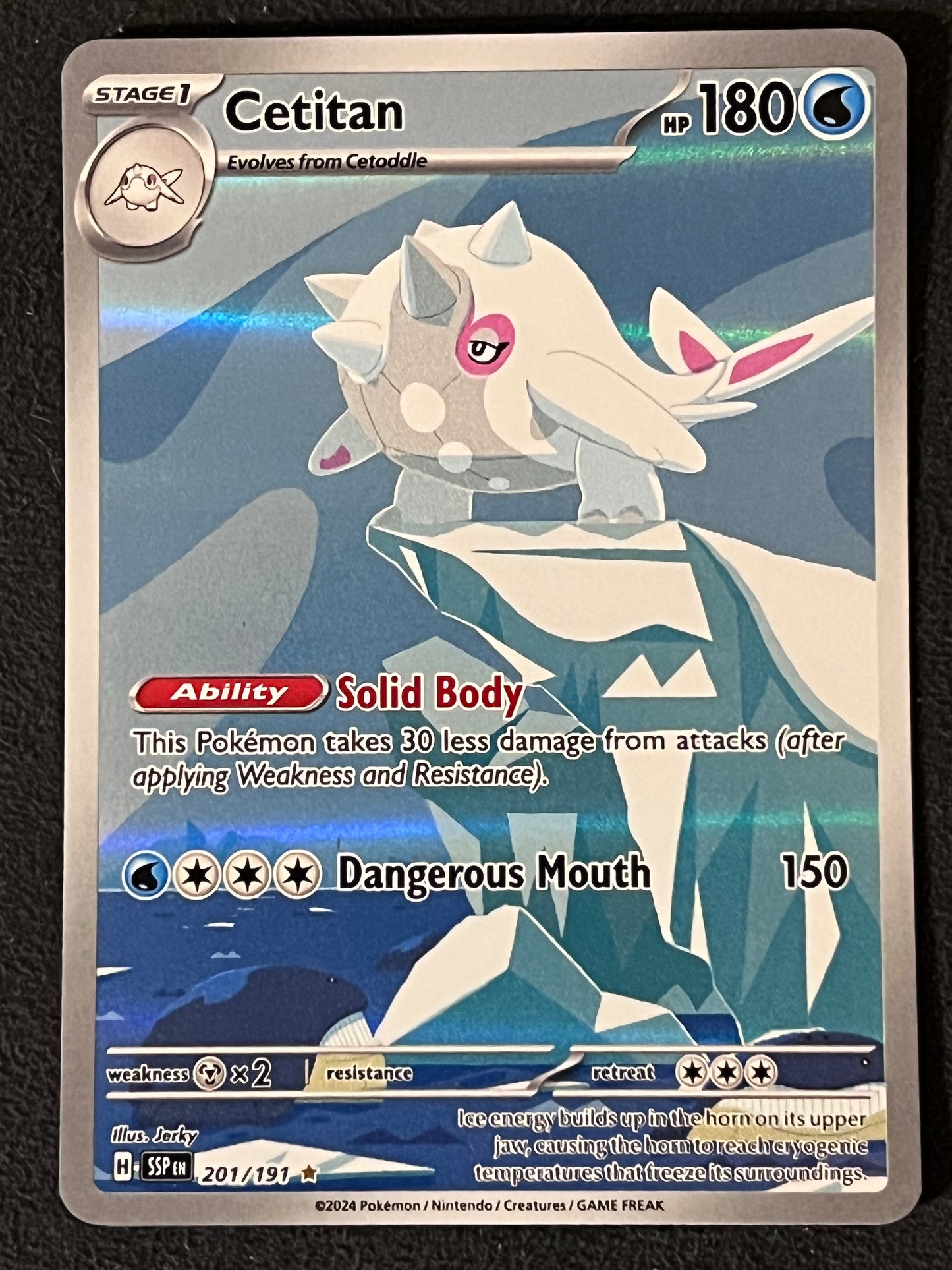 201/191 Cetitan - Pokémon Surging Sparks Illustration Rare