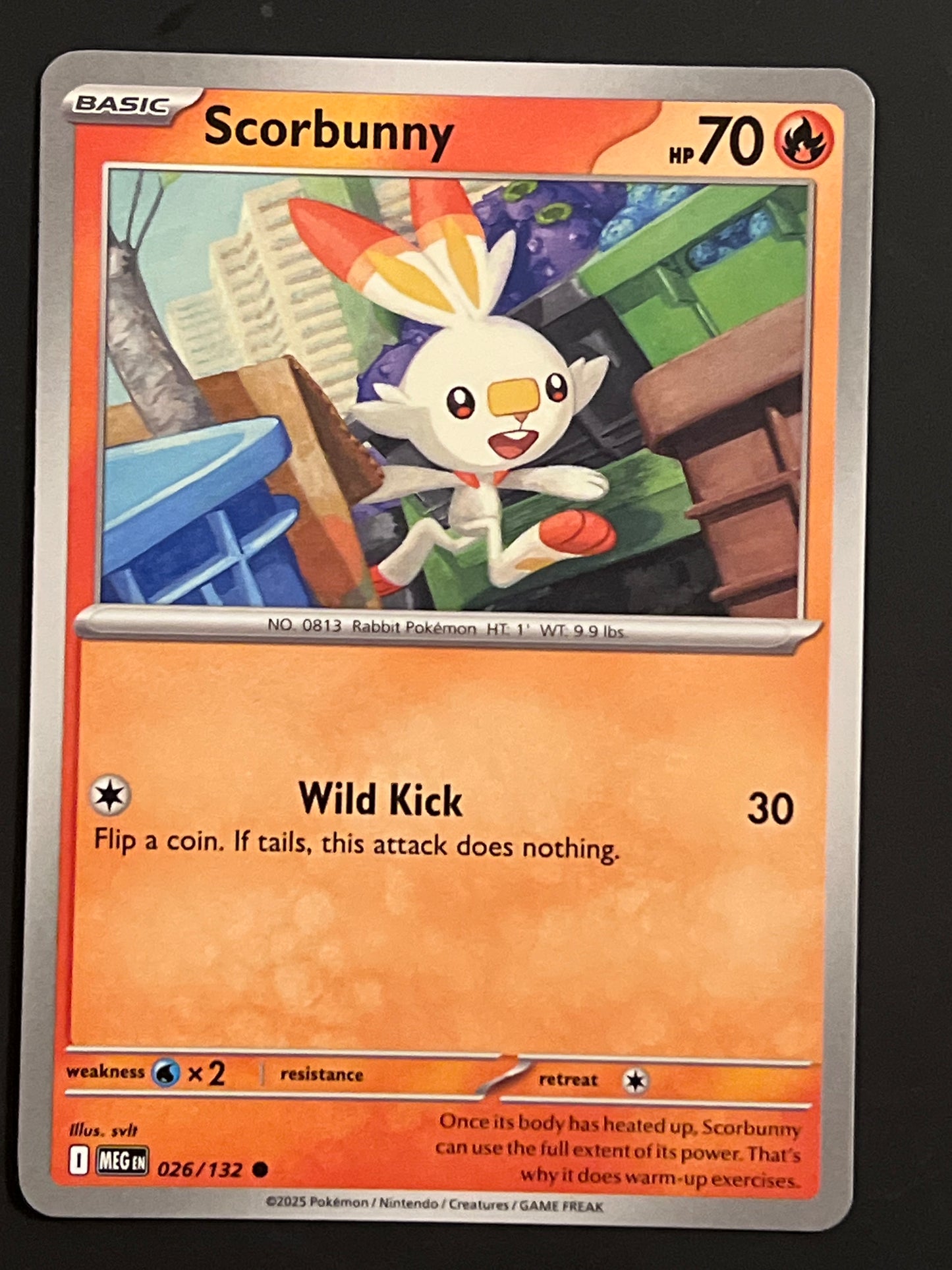 026/132 Scorbunny - Pokémon Mega Evolution Base Common