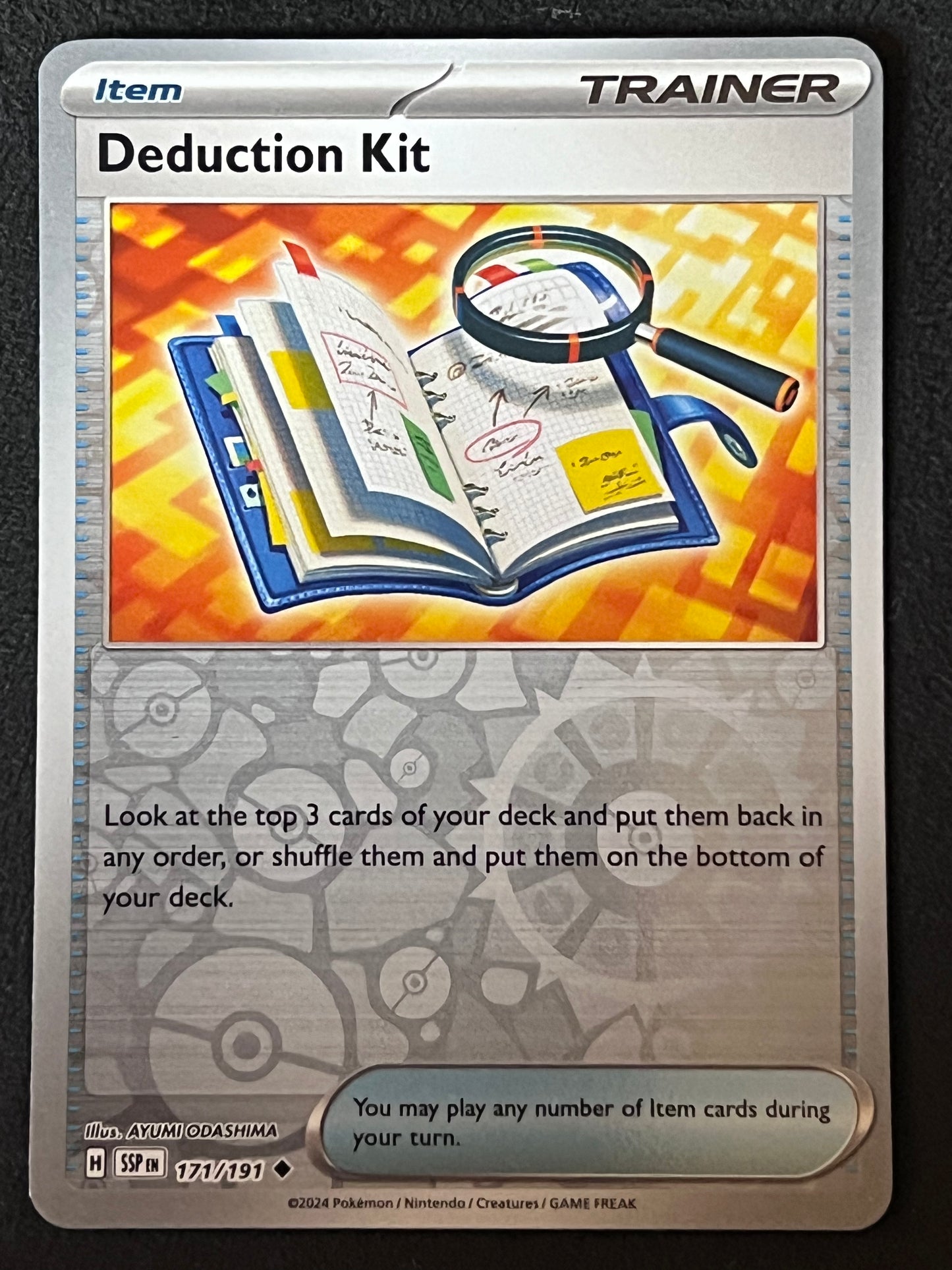 171/191 Deduction Kit - Pokémon Surging Sparks Uncommon Reverse