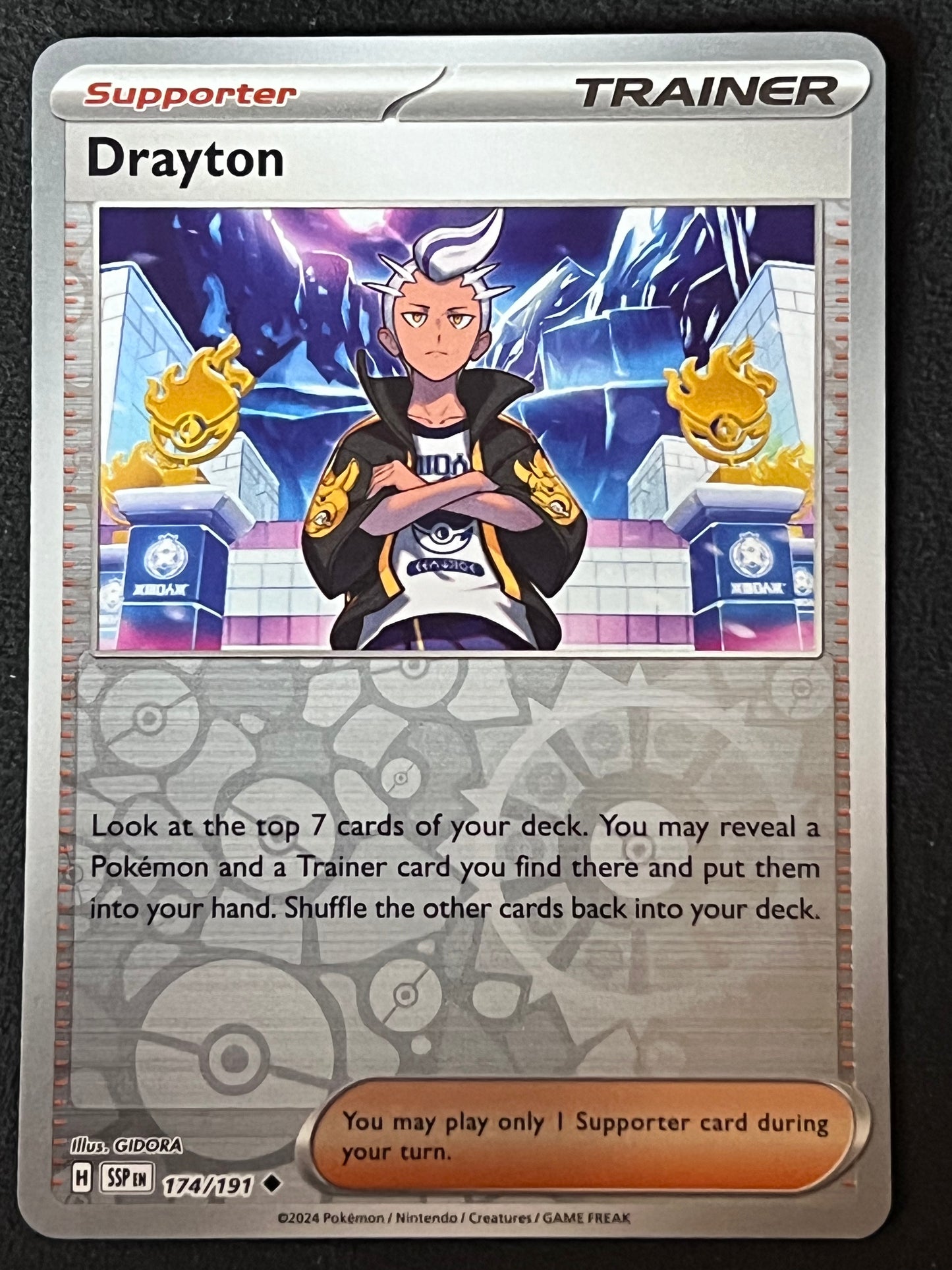 174/191 Drayton - Pokémon Surging Sparks Uncommon Reverse