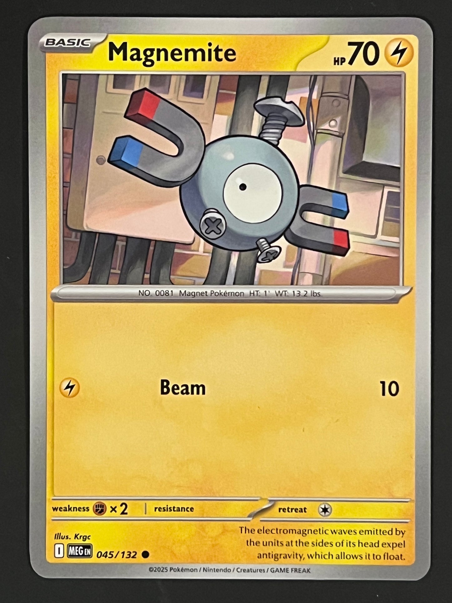045/132 Magnemite - Pokémon Mega Evolution Base Common