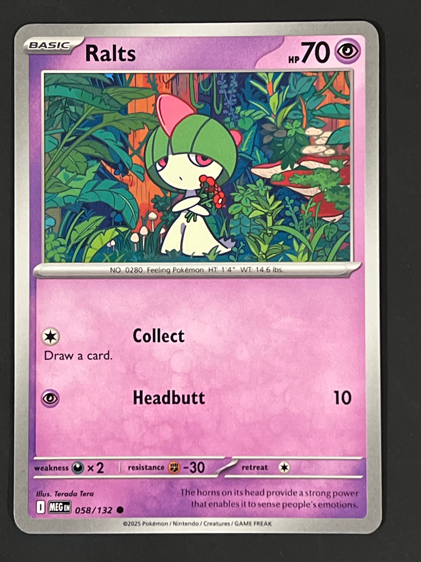 058/132 Ralts - Pokémon Mega Evolution Base Common