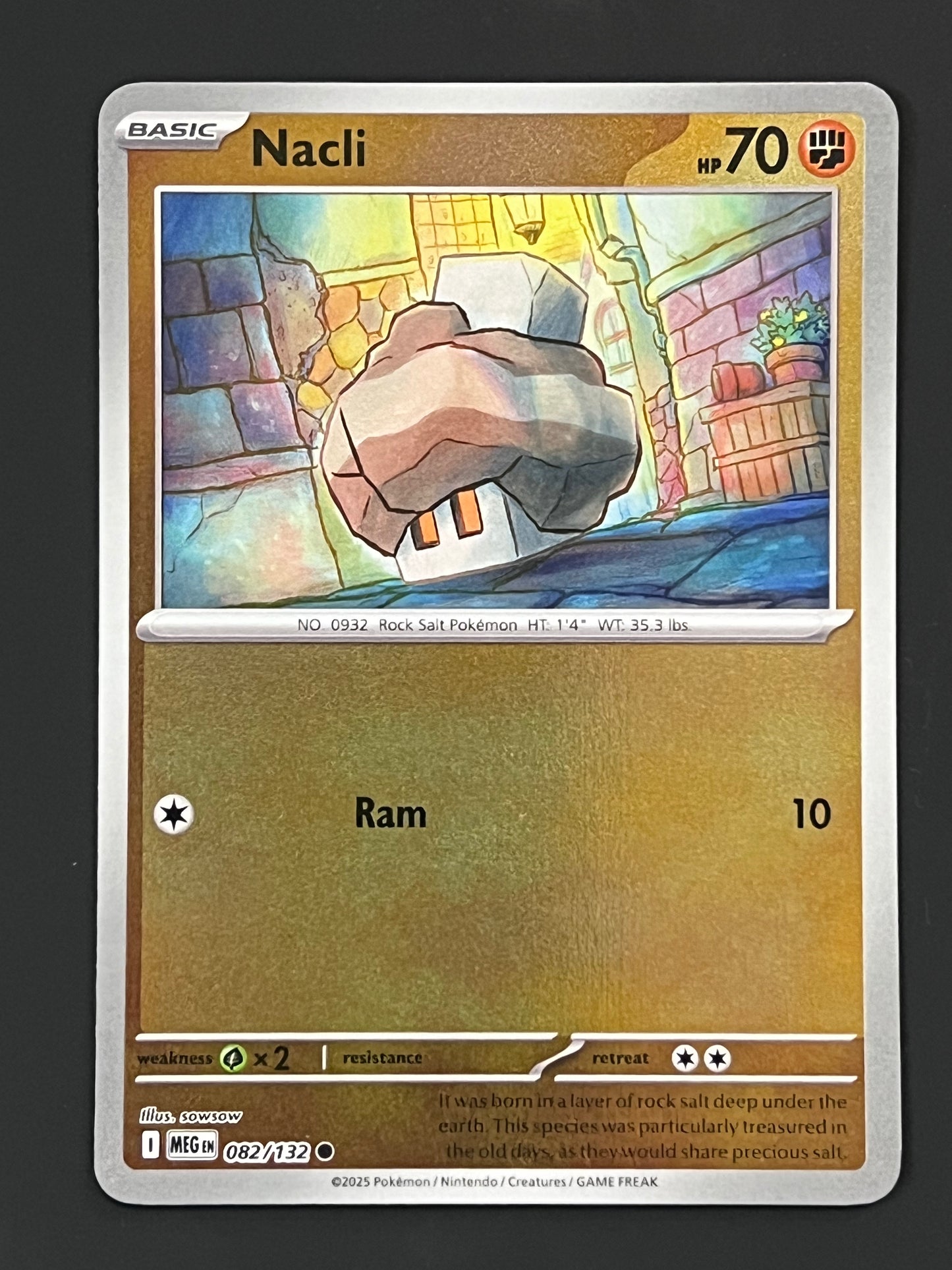 082/132 Nacli - Pokémon Mega Evolution Base Common Reverse
