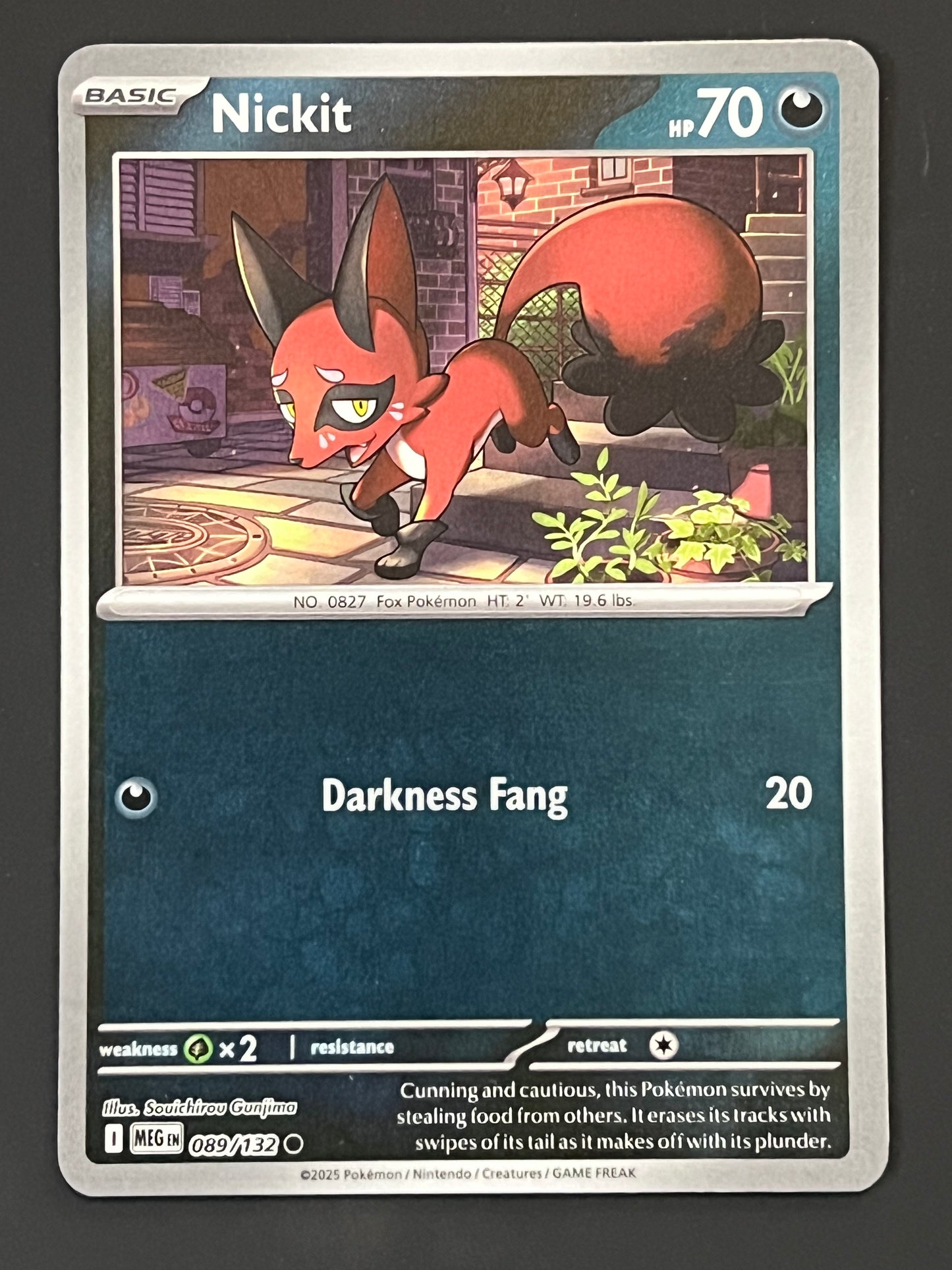 089/132 Nickit - Pokémon Mega Evolution Base Common Reverse
