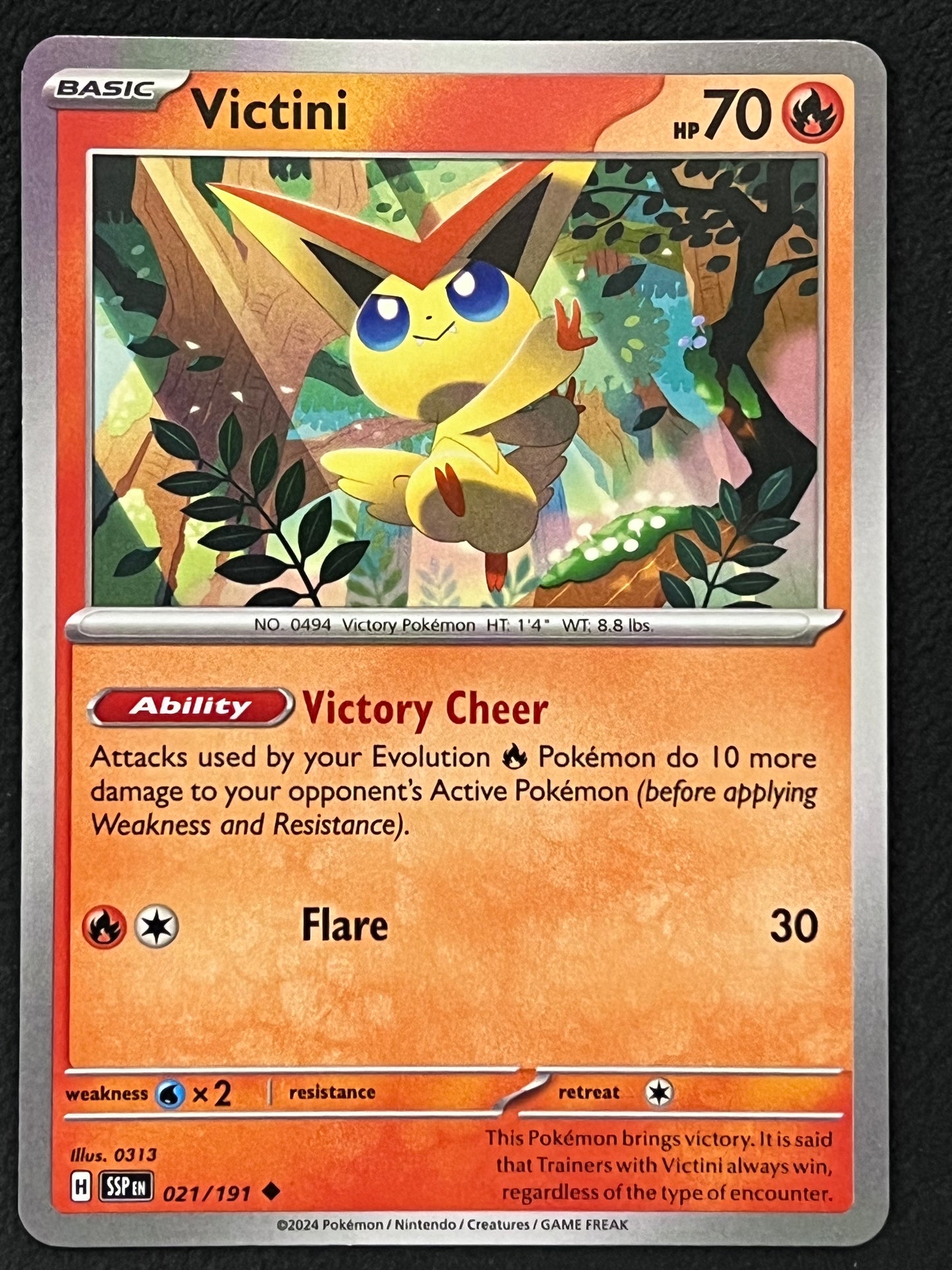 021/191 Victini - Pokémon Surging Sparks Uncommon