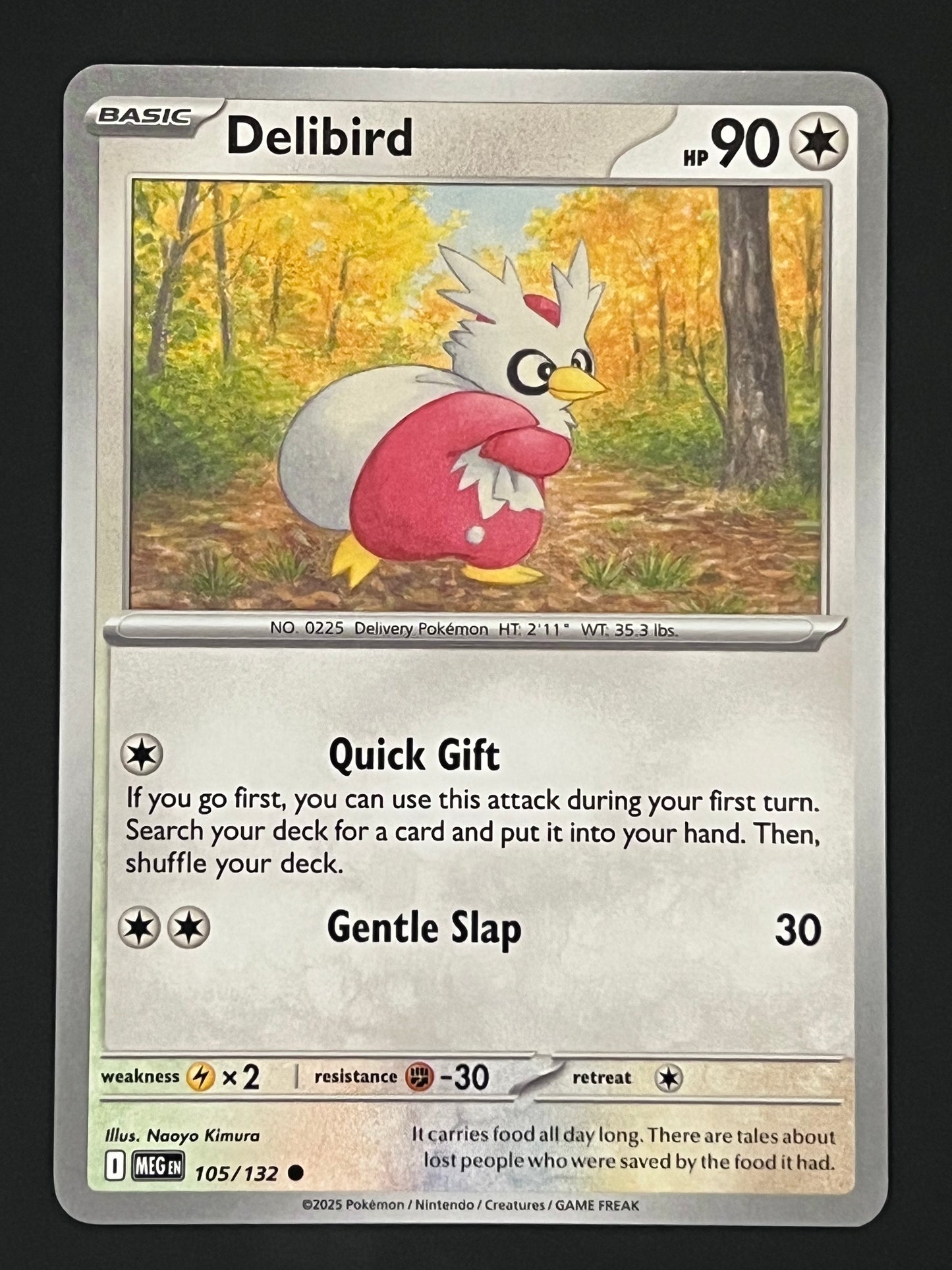 105/132 Delibird - Pokémon Mega Evolution Base Common