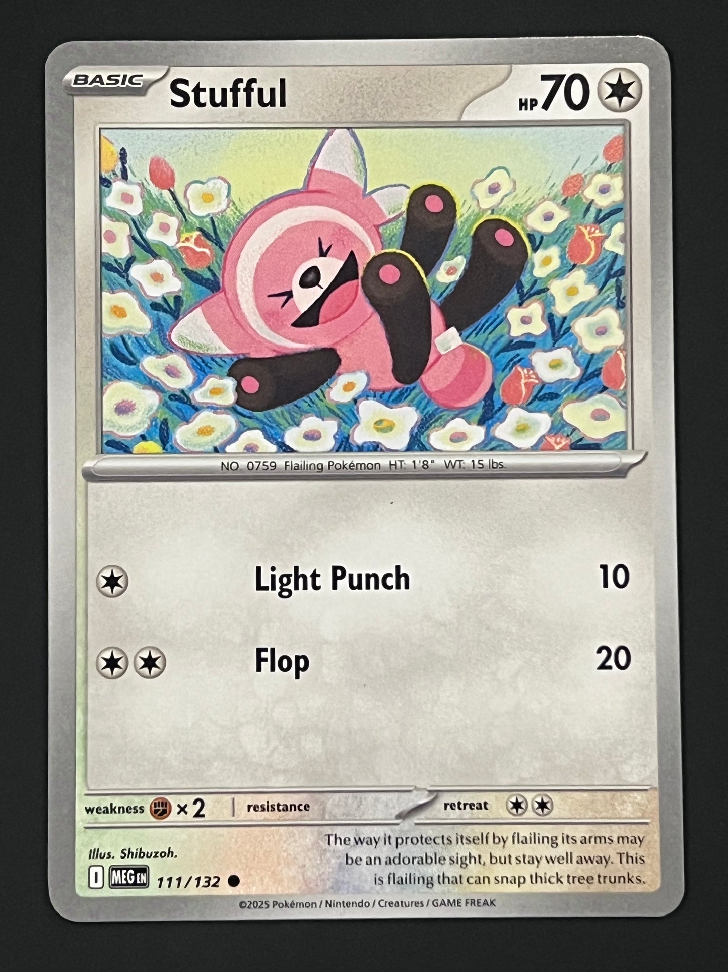 111/132 Stufful - Pokémon Mega Evolution Base Common