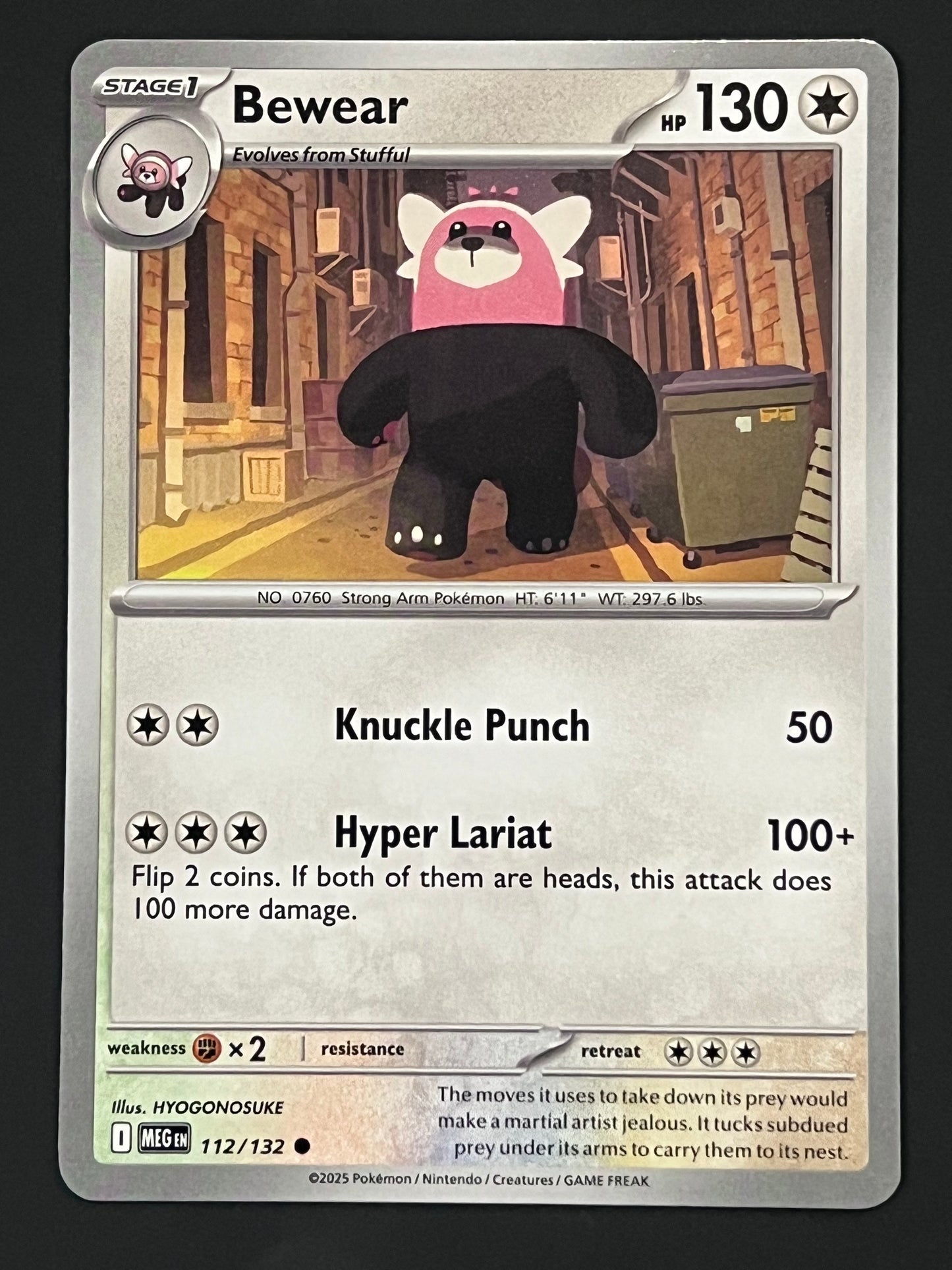 112/132 Bewear - Pokémon Mega Evolution Base Common
