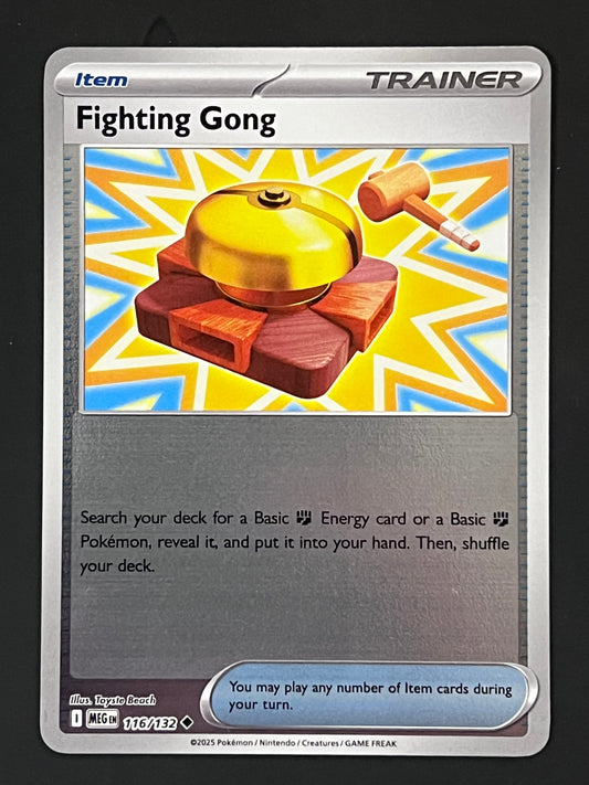 116/132 Fighting Gong - Pokémon Mega Evolution Base Uncommon Reverse