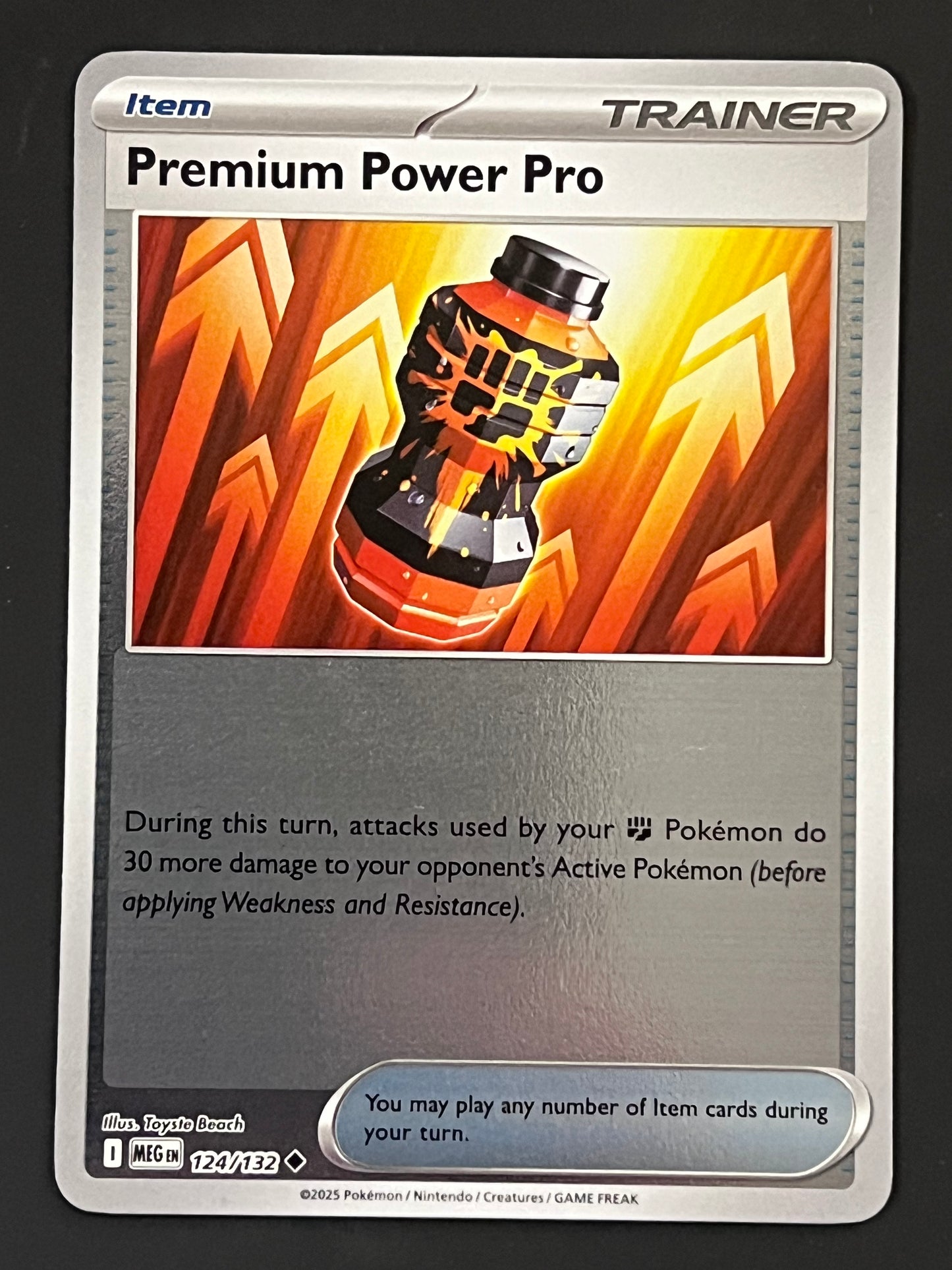 124/132 Premium Power Pro - Pokémon Mega Evolution Base Uncommon Reverse