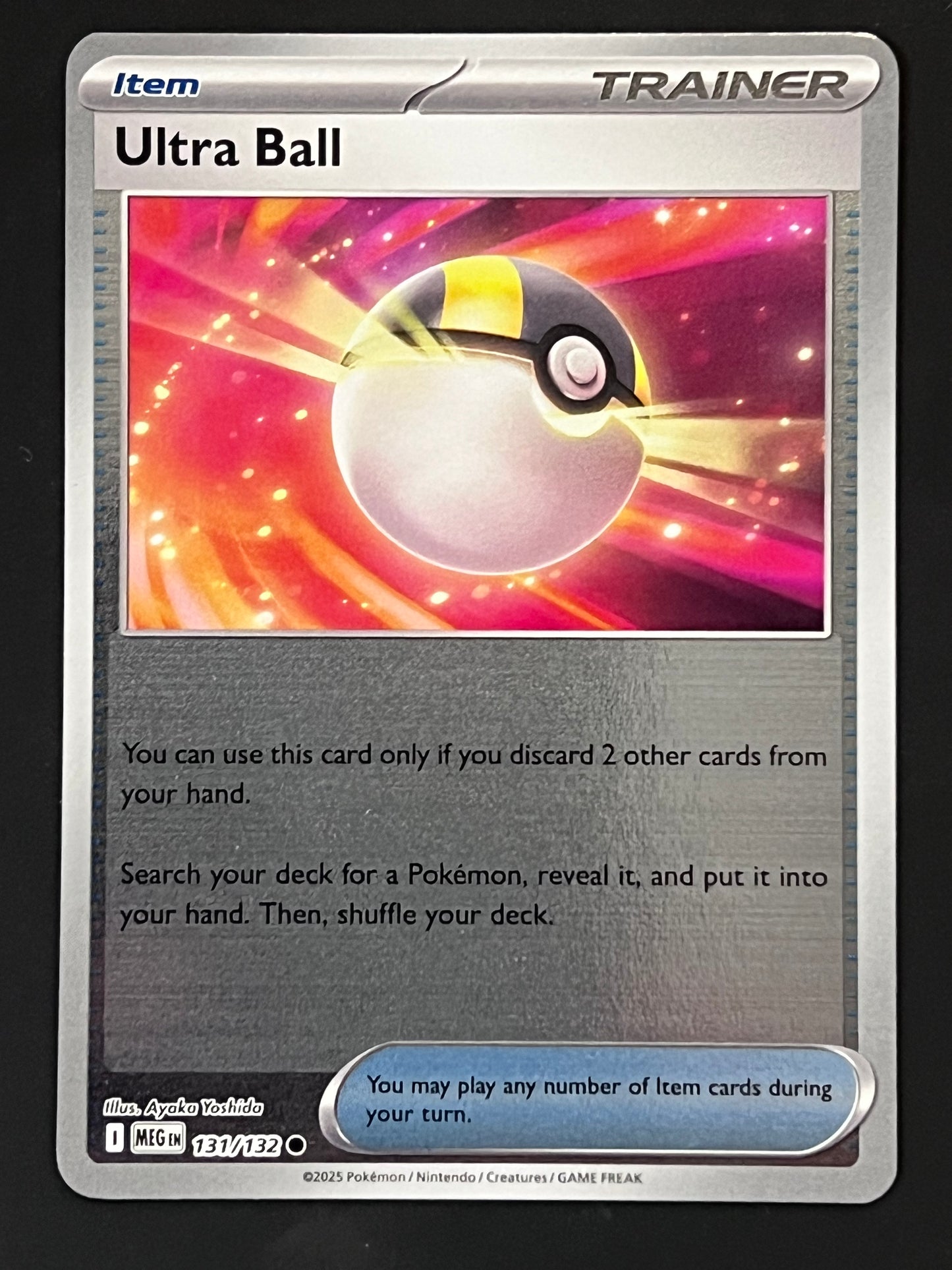 131/132 Ultra Ball - Pokémon Mega Evolution Base Common Reverse