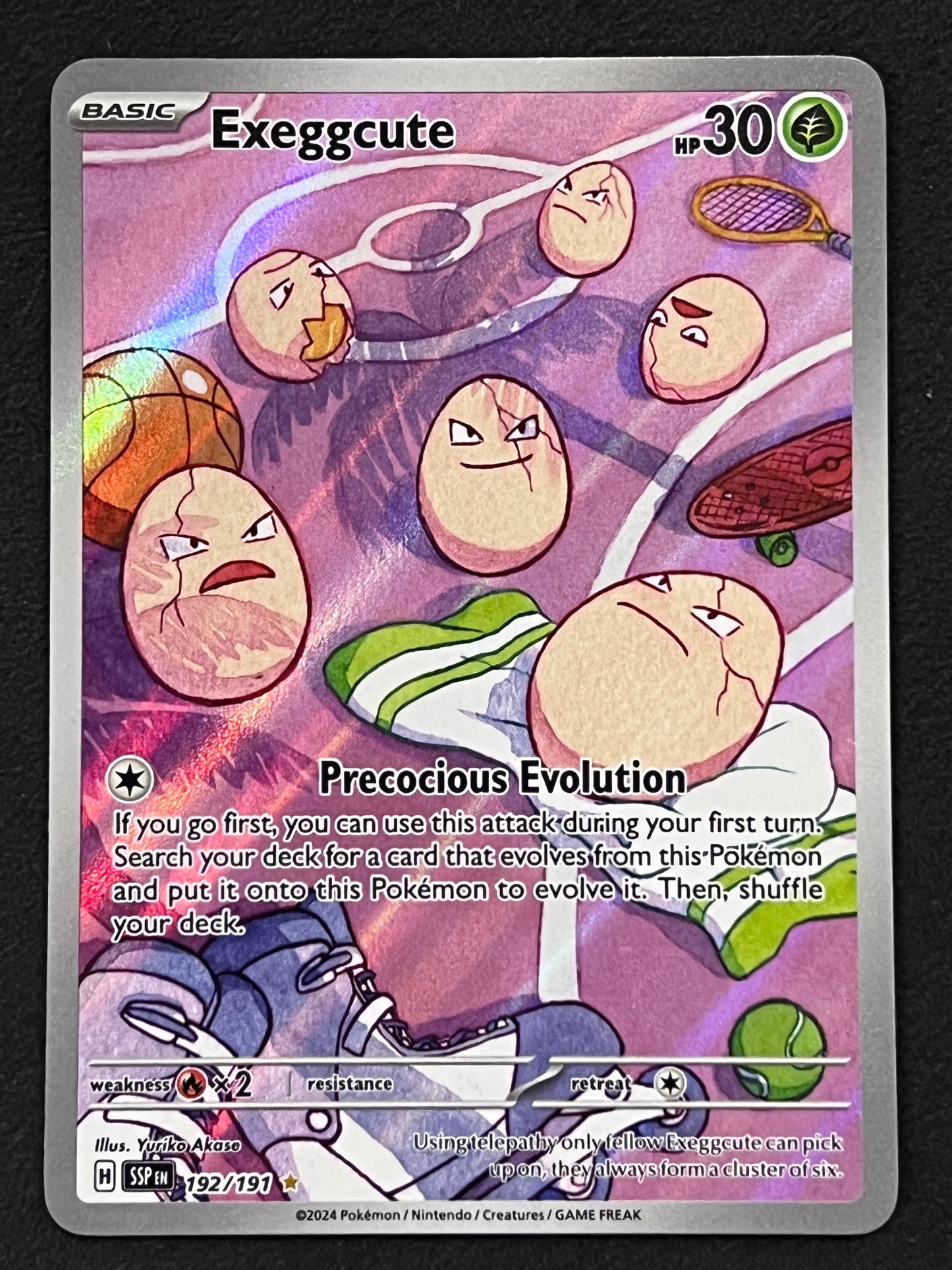 192/191 Exeggcute - Pokémon Surging Sparks Illustration Rare