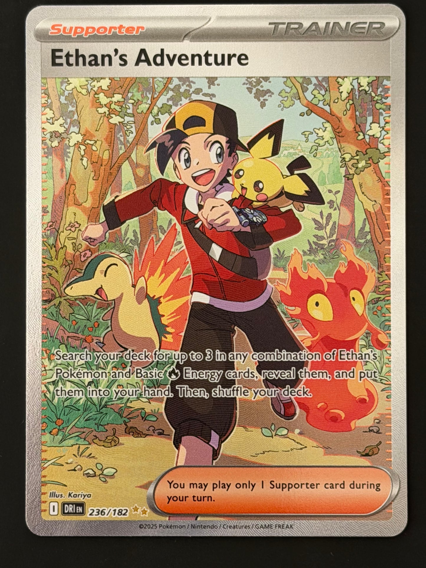 236/182 Ethan’s Adventure - Pokémon Destined Rivals Special Illustration Rare