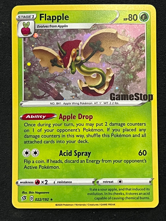 022/192 Flapple (STAMPED) - Pokémon Rebel Clash GameStop Promo