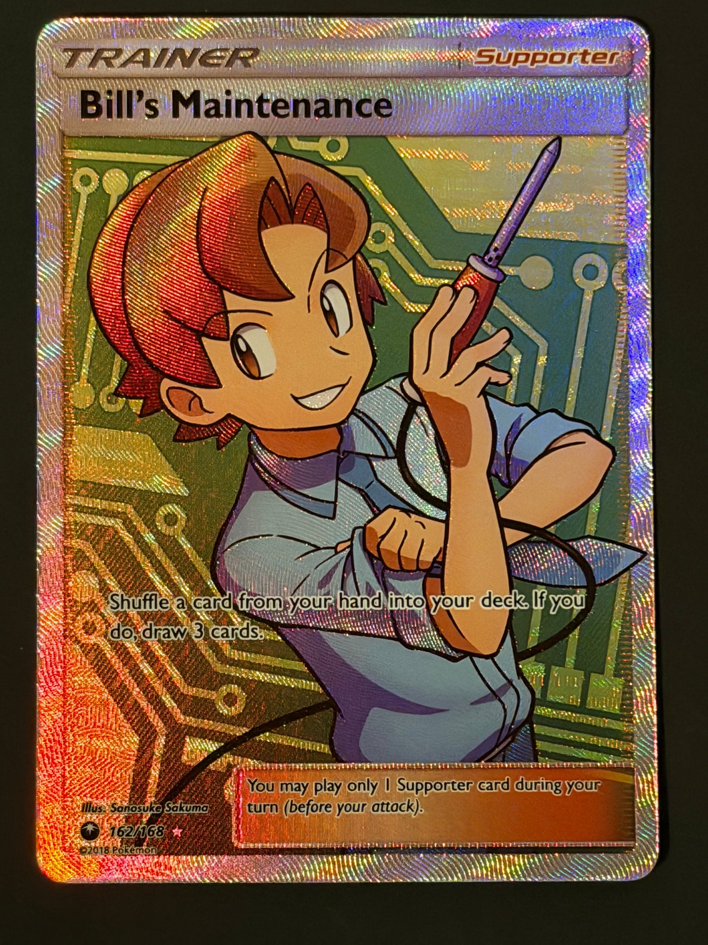 162/168 Bill’s Maintenance - Pokémon Celestial Storm Full Art