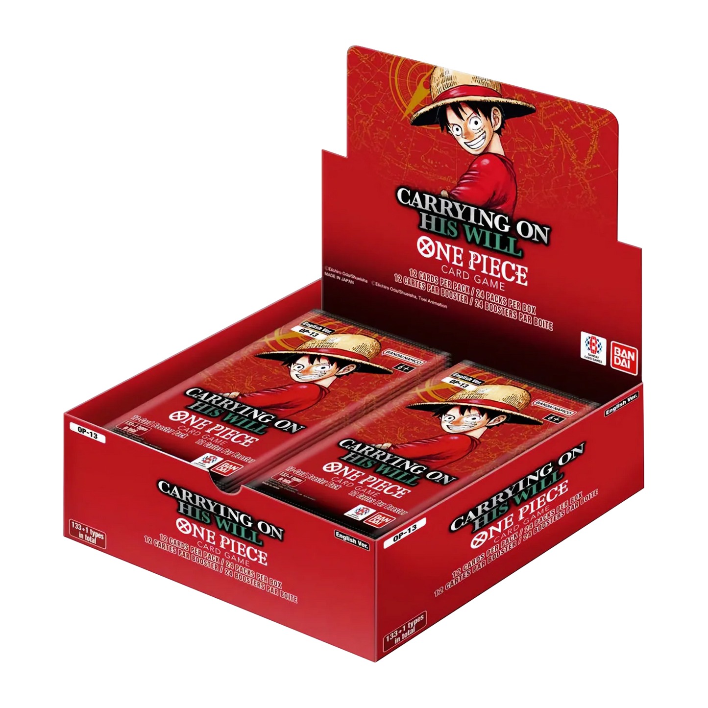 One Piece TCG: OP-13 Carrying On His Will - Booster Box