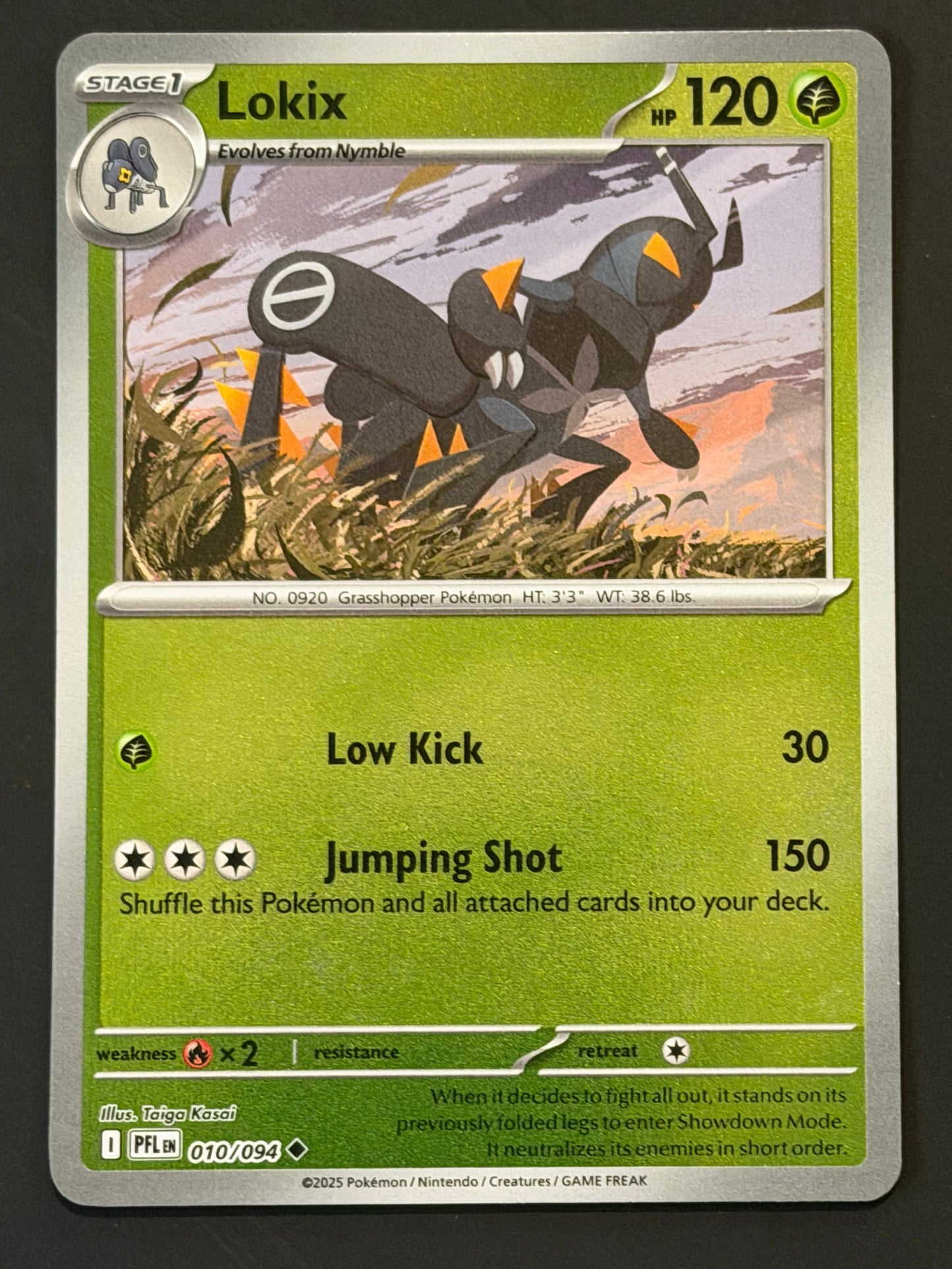 010/094 Lokix - Pokémon Phantasmal Flames Uncommon Reverse