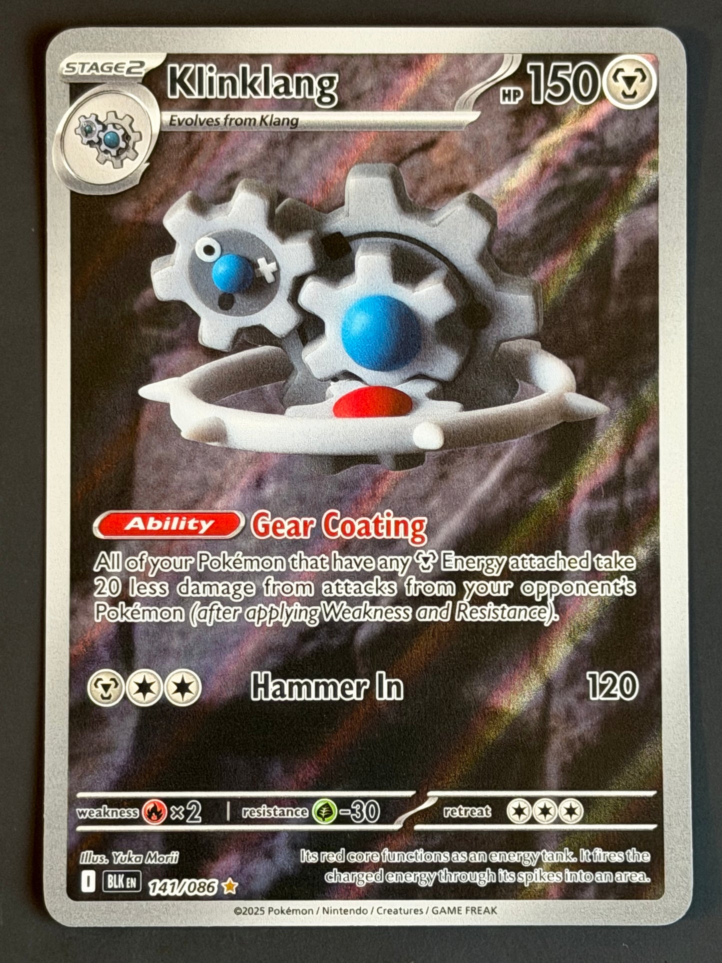 141/086 Klinklang - Pokémon Black Bolt Illustration Rare