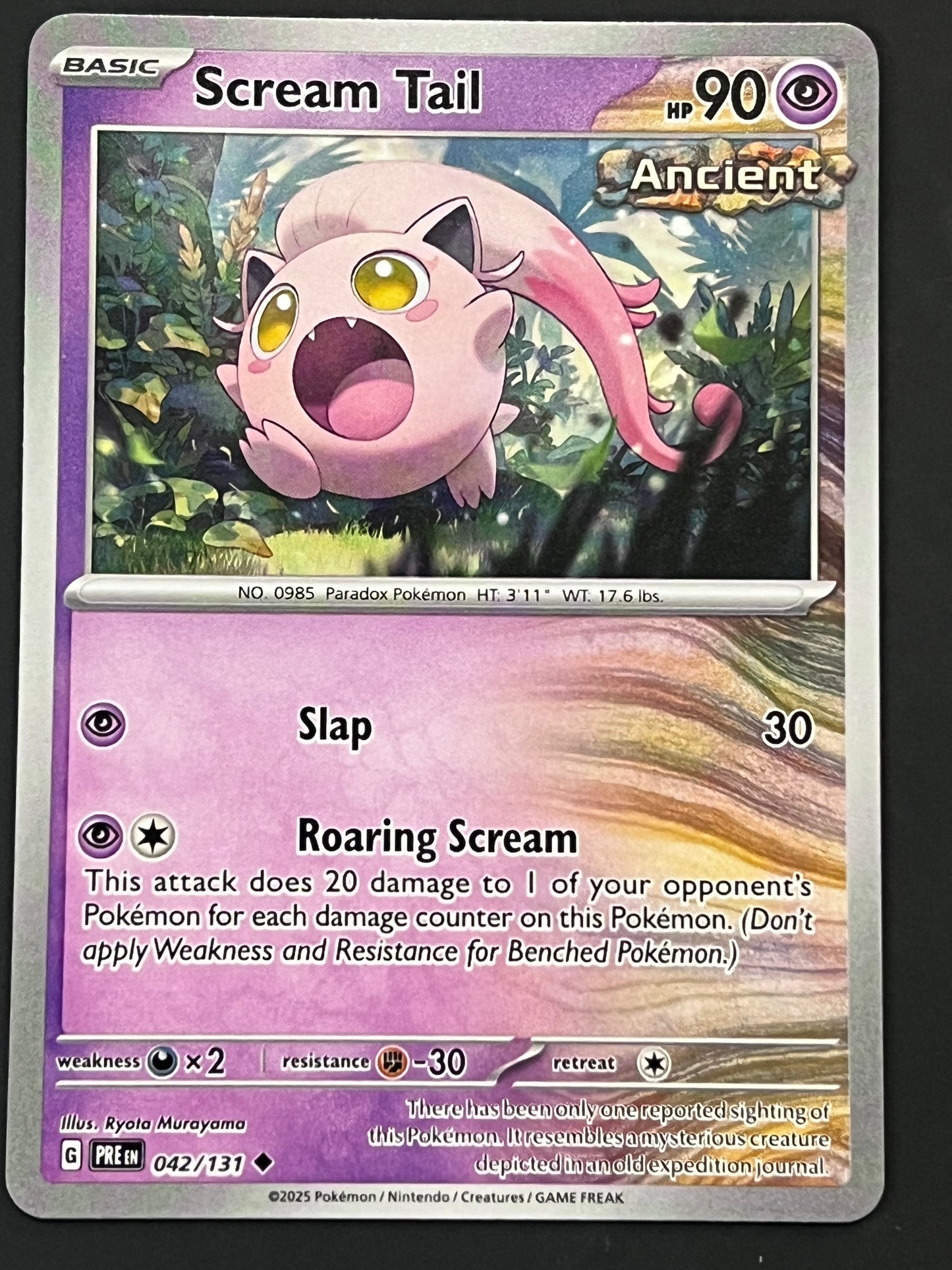 042/131 Scream Tail - Pokémon Prismatic Evolutions Uncommon