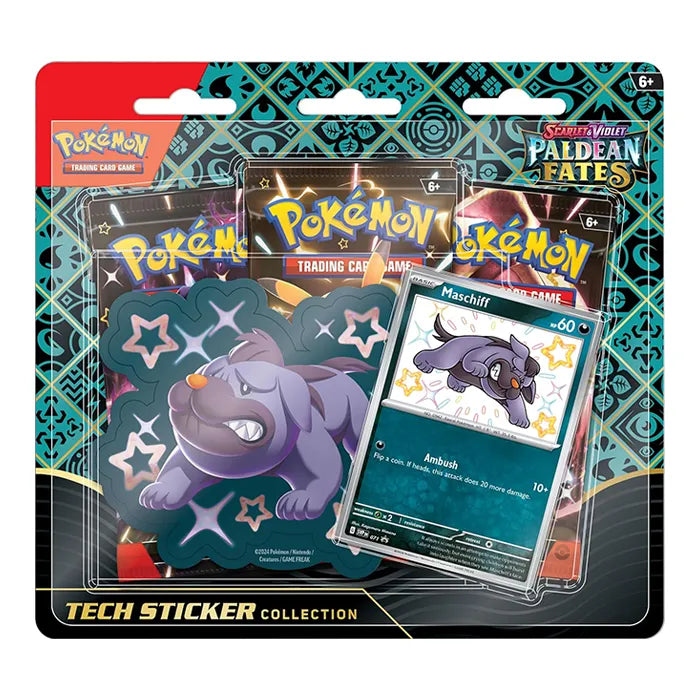 Pokémon TCG: SV04.5 - Paldean Fates Tech Sticker Collection