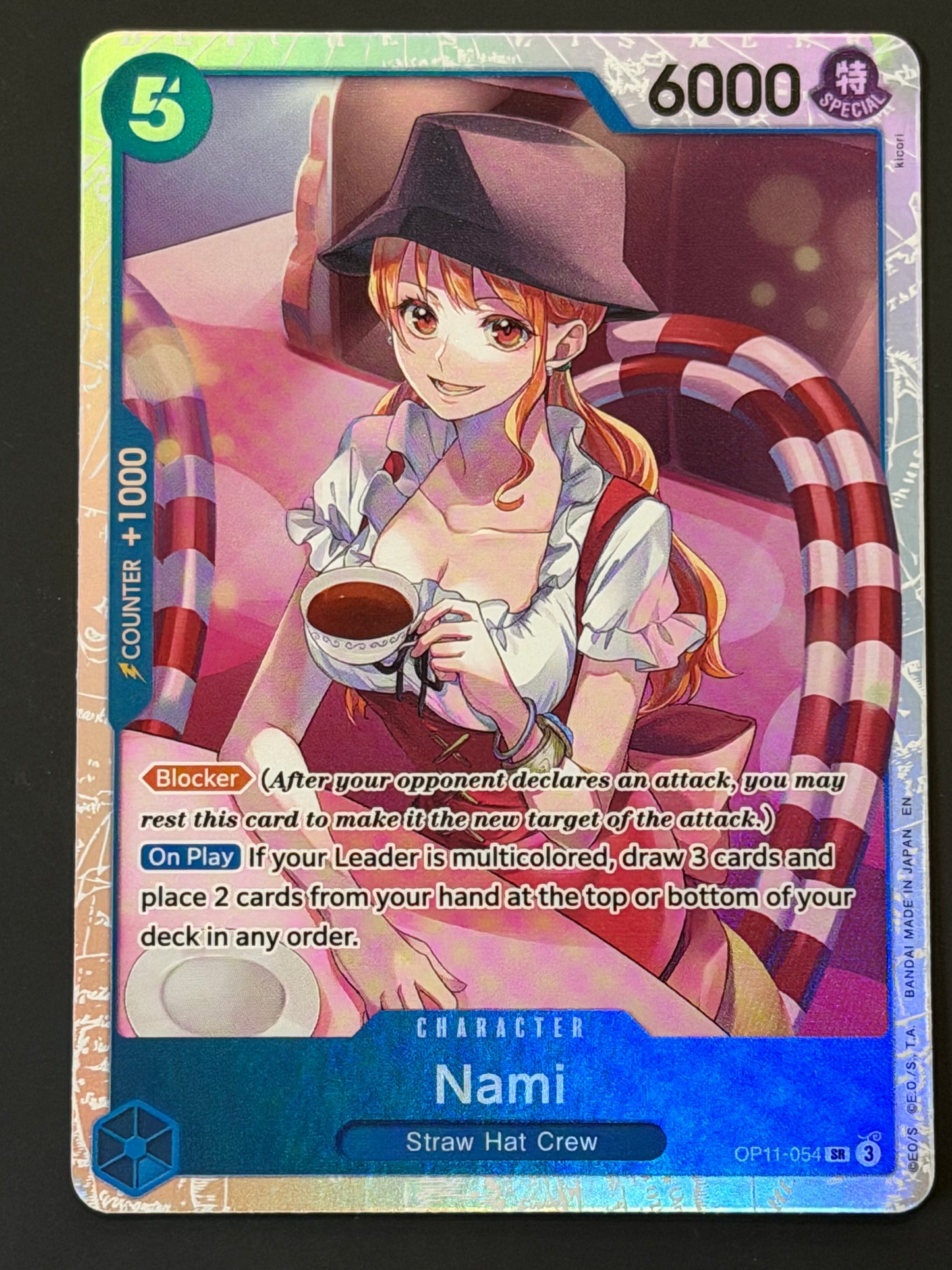 OP11-054 Nami - One Piece A Fist of Divine Speed Super Rare