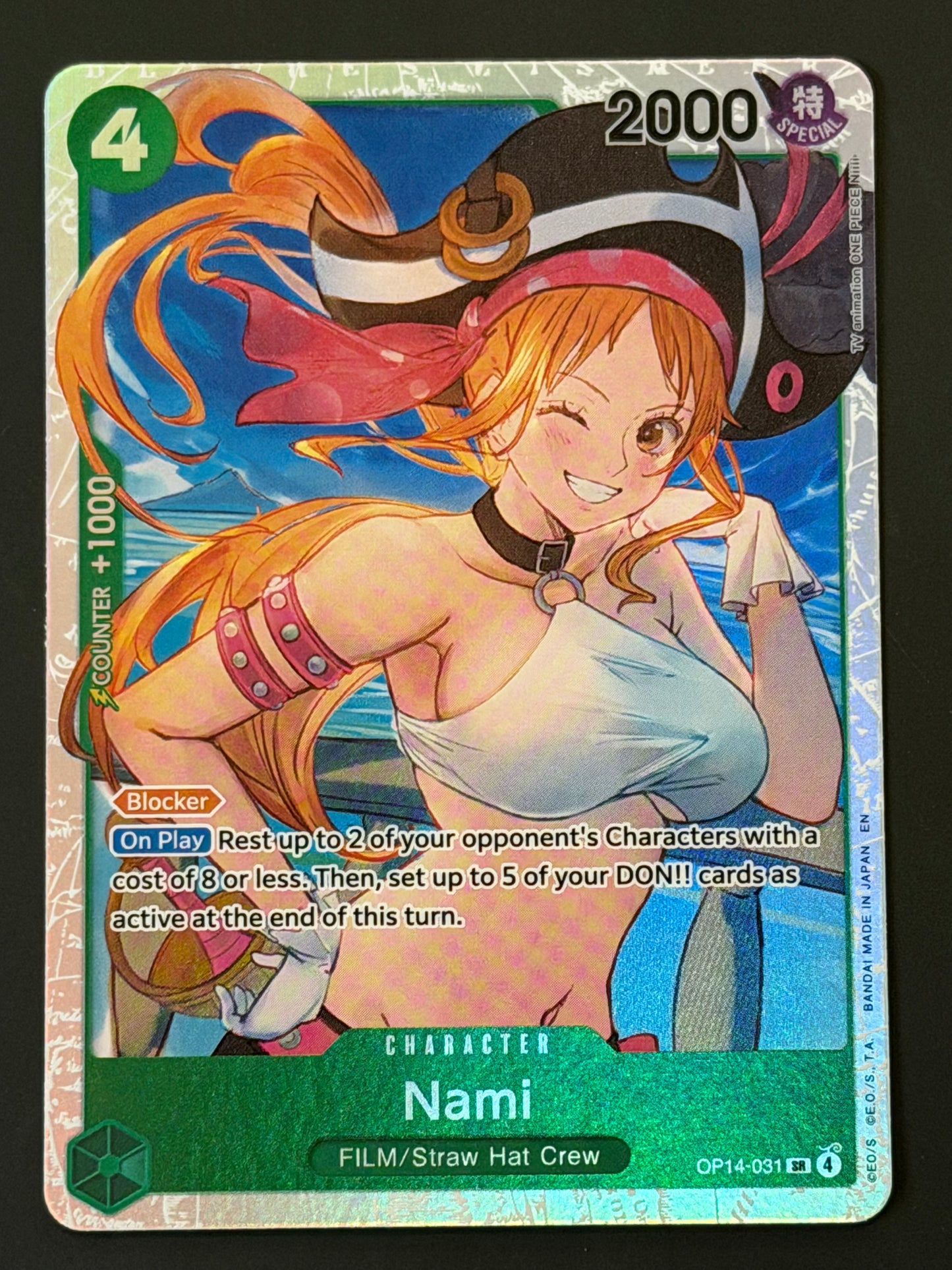 OP14-031 Nami - One Piece The Azure Sea’s Seven Super Rare