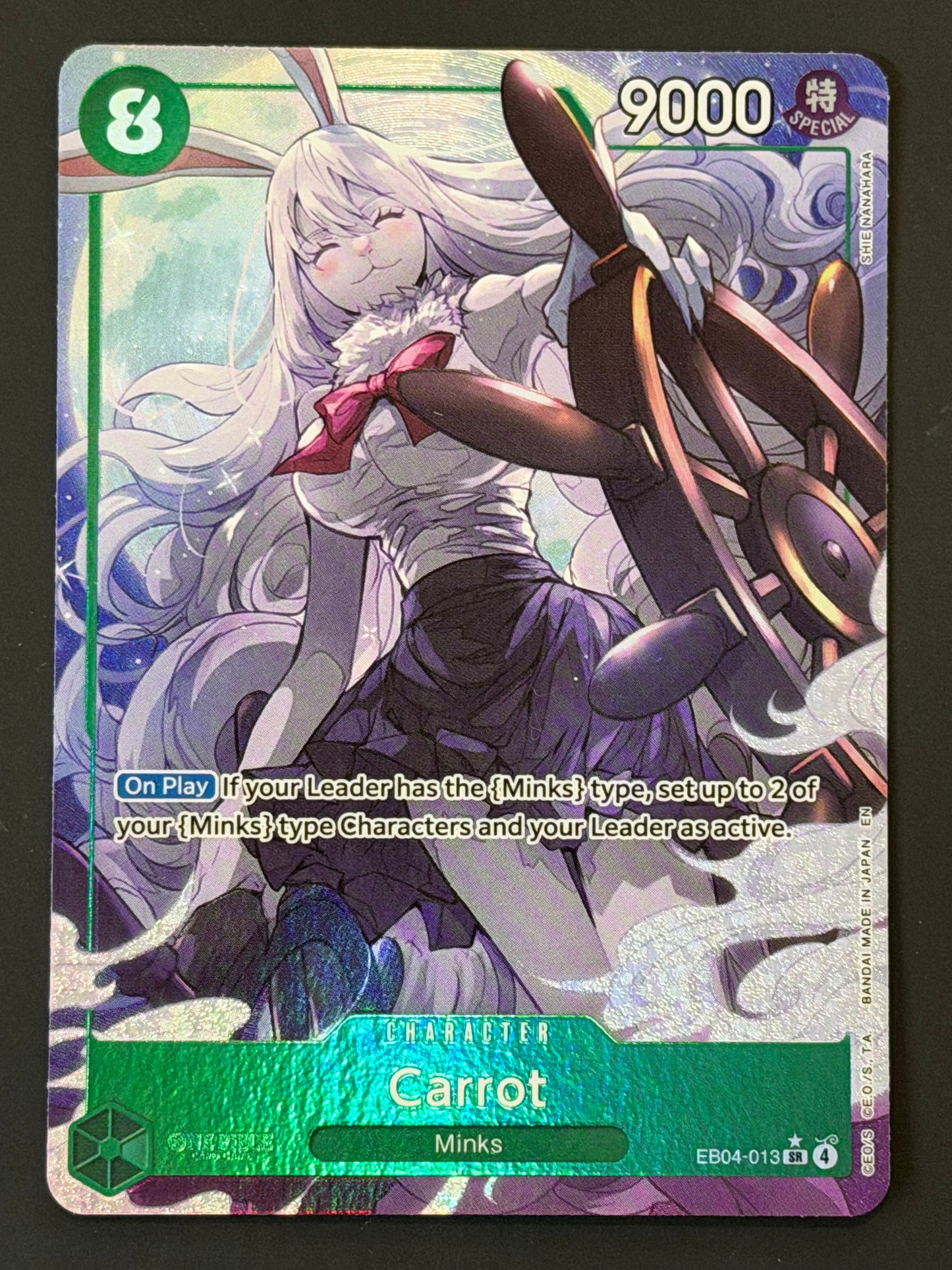 EB04-013 Carrot - One Piece The Azure Sea’s Seven Super Rare Alt Art