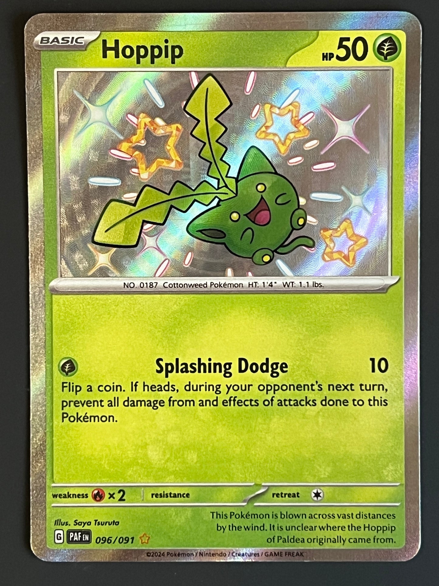 096/091 Hoppip - Pokémon Paldean Fates Shiny Rare