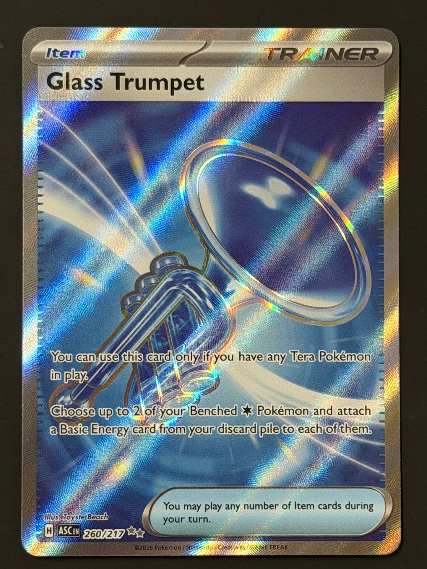 260/217 Glass Trumpet - Pokémon Ascended Heroes Ultra Rare