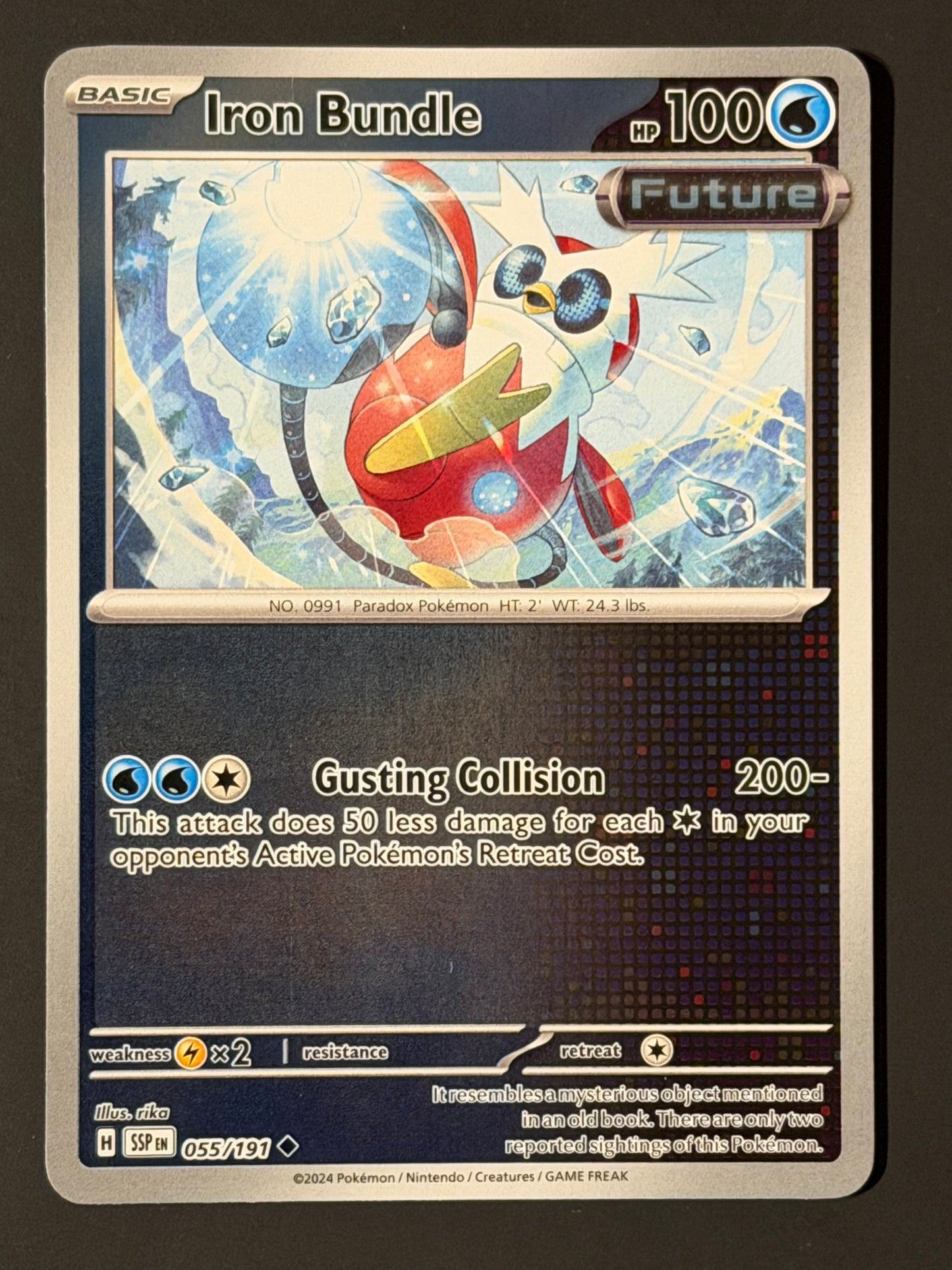 055/191 Iron Bundle - Pokémon Surging Sparks Uncommon Reverse
