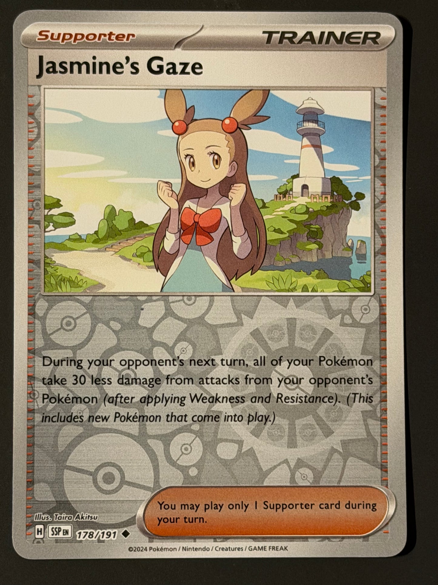 178/191 Jasmine’s Gaze - Pokémon Surging Sparks Uncommon Reverse