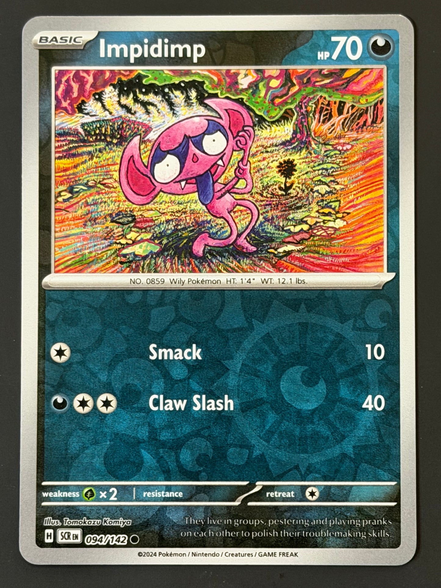 094/142 Impidimp - Pokémon Stellar Crown Common Reverse