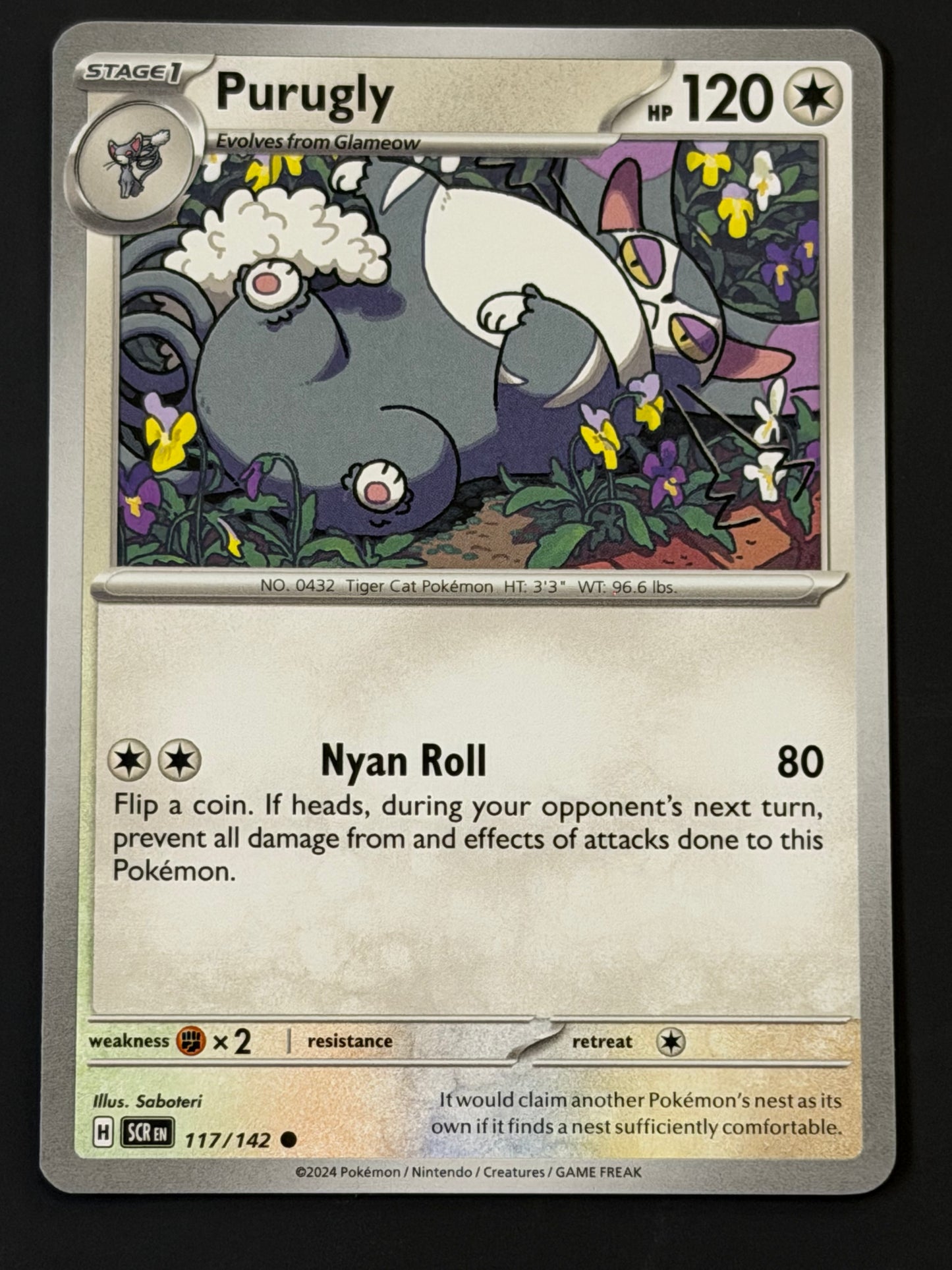 117/142 Purugly - Pokémon Stellar Crown Common