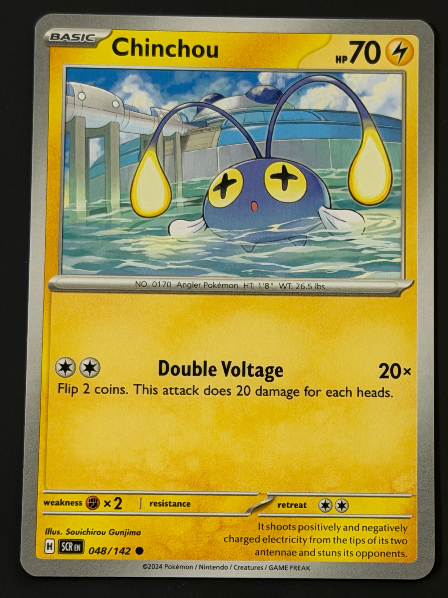048/142 Chinchou - Pokémon Stellar Crown Common