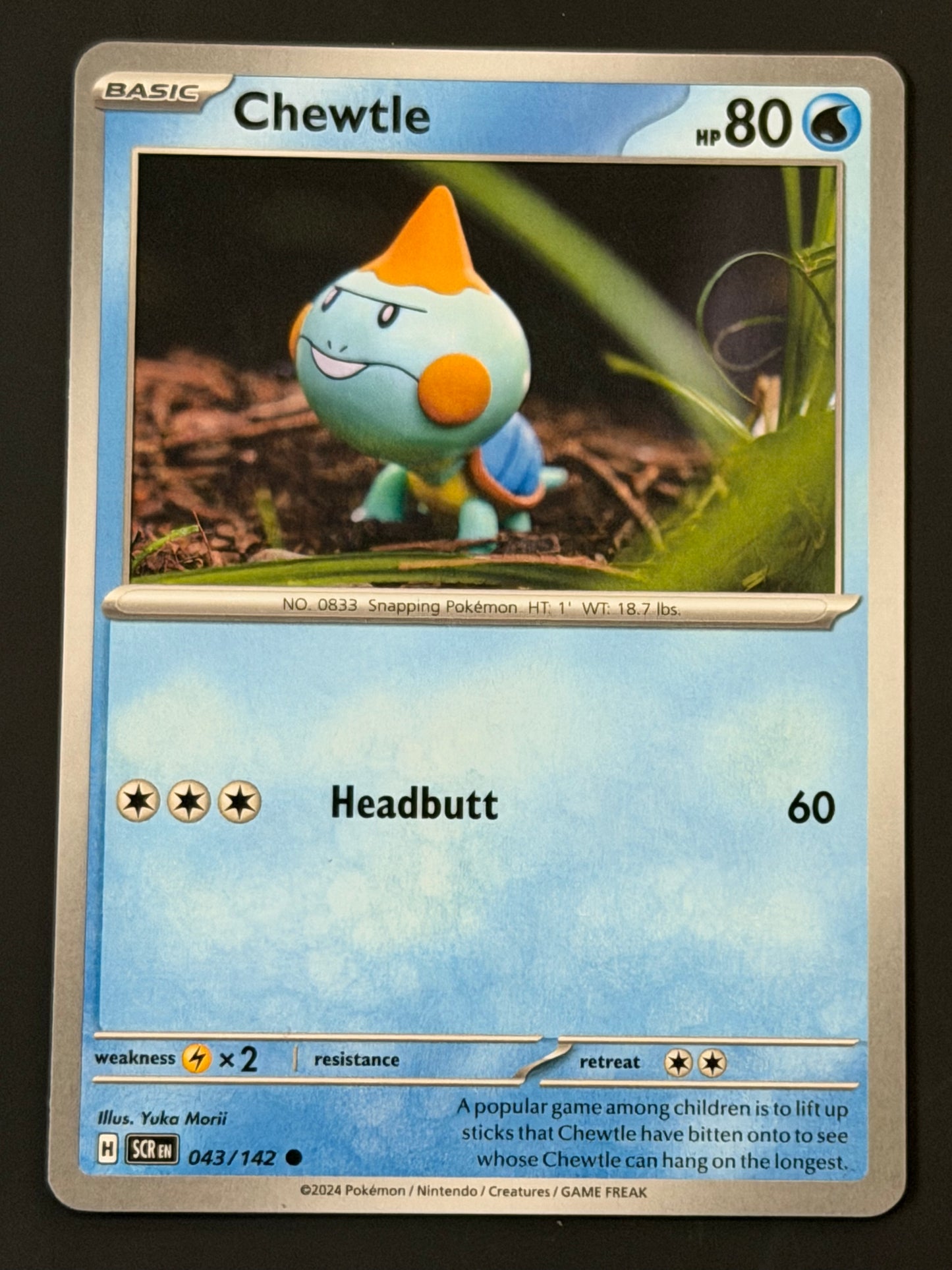 043/142 Chewtle - Pokémon Stellar Crown Common