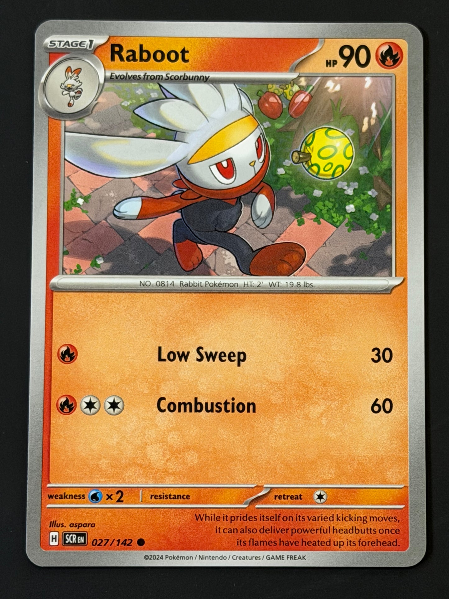 027/142 Raboot - Pokémon Stellar Crown Common
