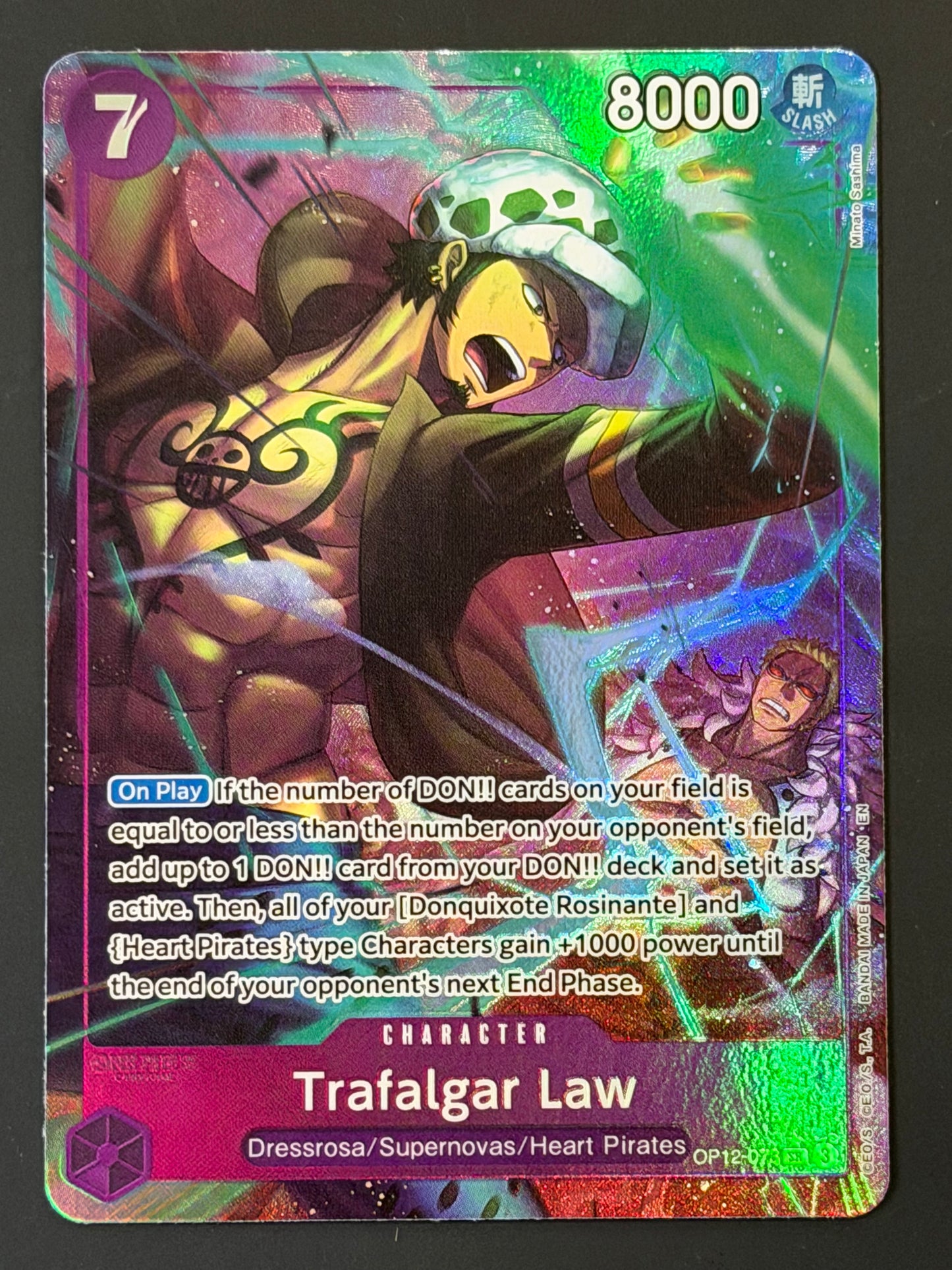 OP12-073 Trafalgar Law - One Piece Legacy of The Master Super Rare Alt Art
