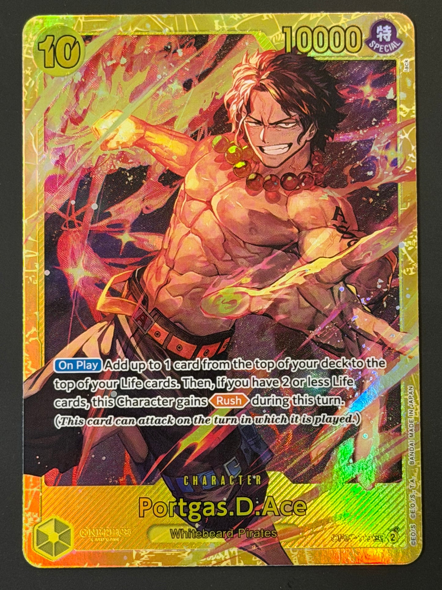 OP07-110 Portgas.D.Ace - One Piece 500 Years into the Future Secret Rare