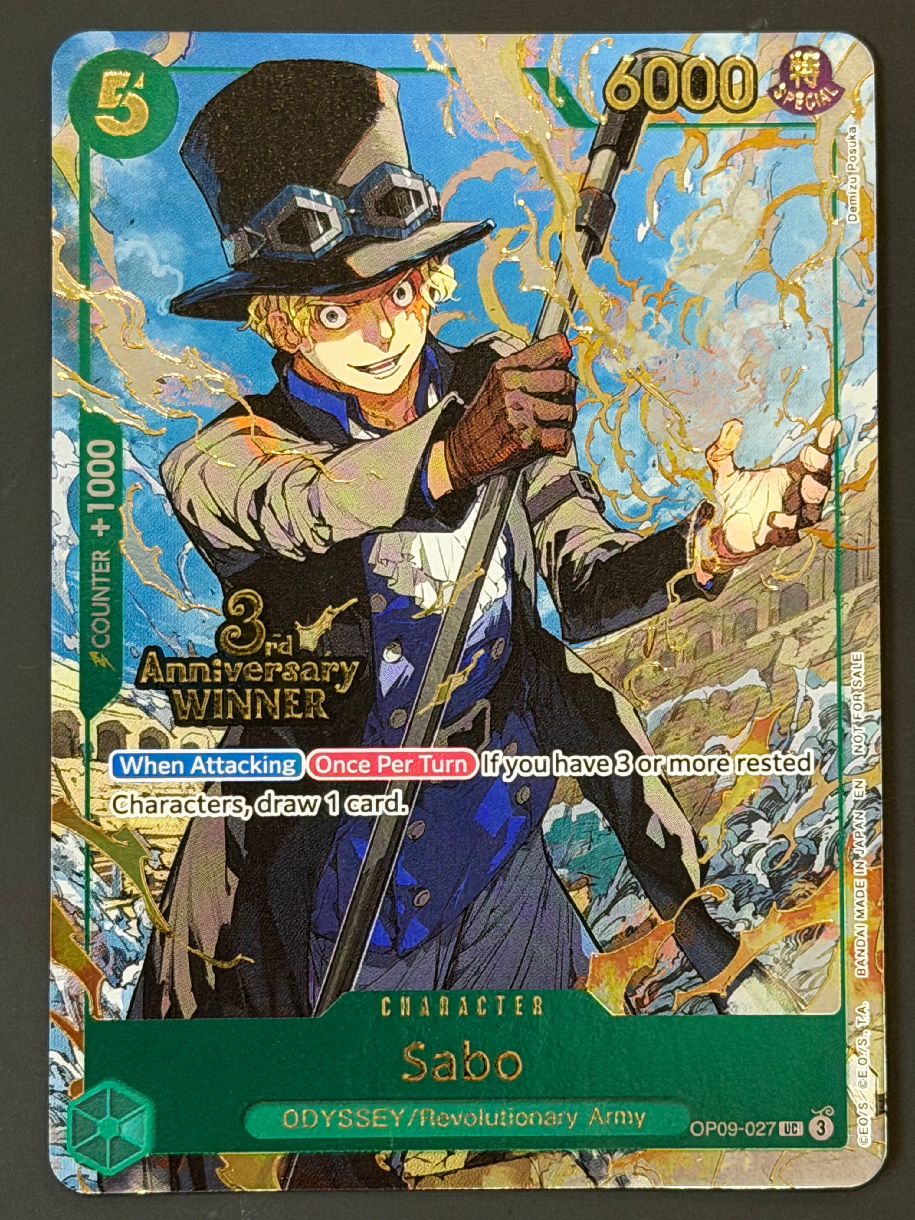 OP09-027 Sabo - One Piece Emperors in the New World 3rd