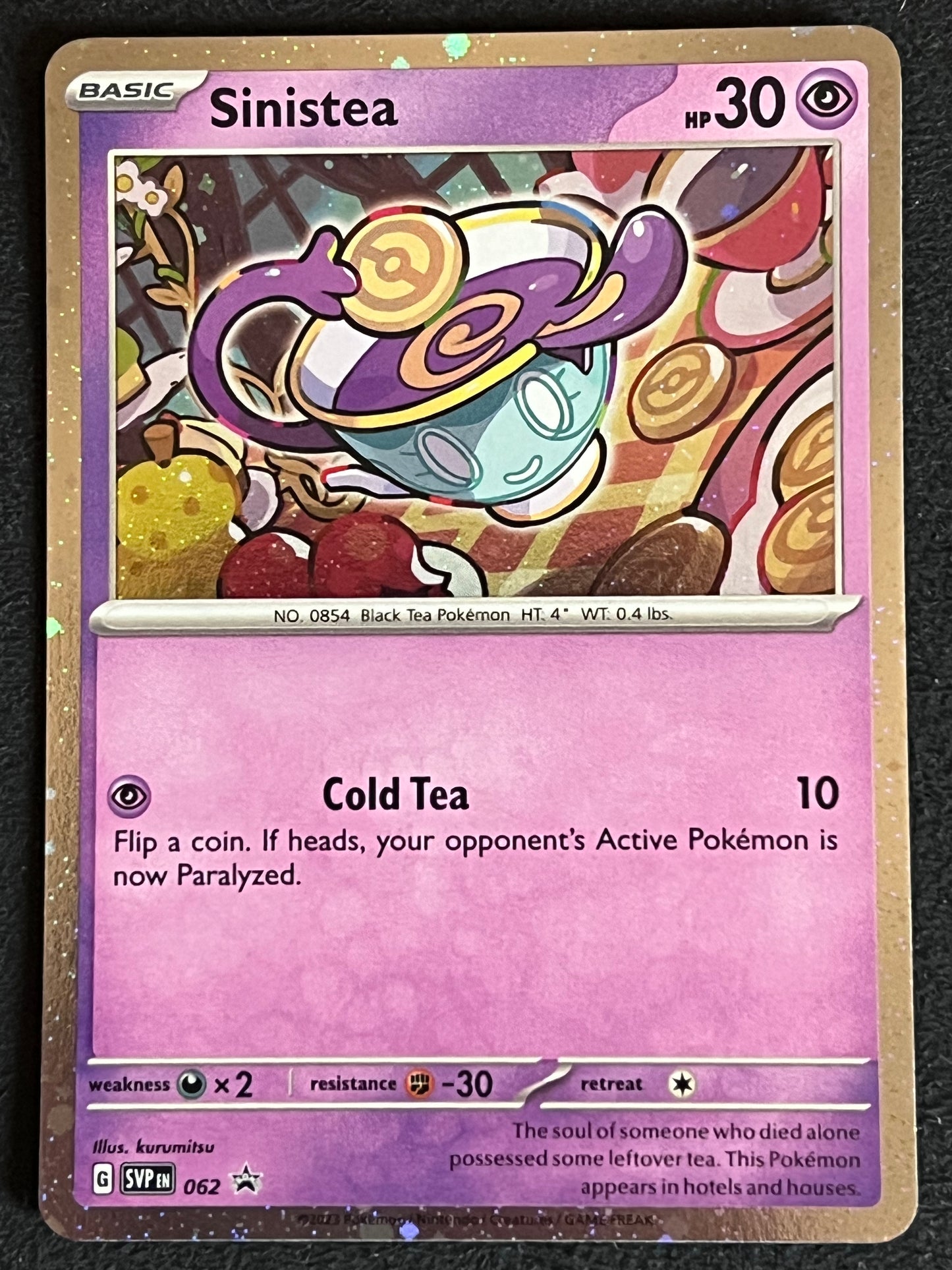 SVP062 Sinistea - Black Star Promo