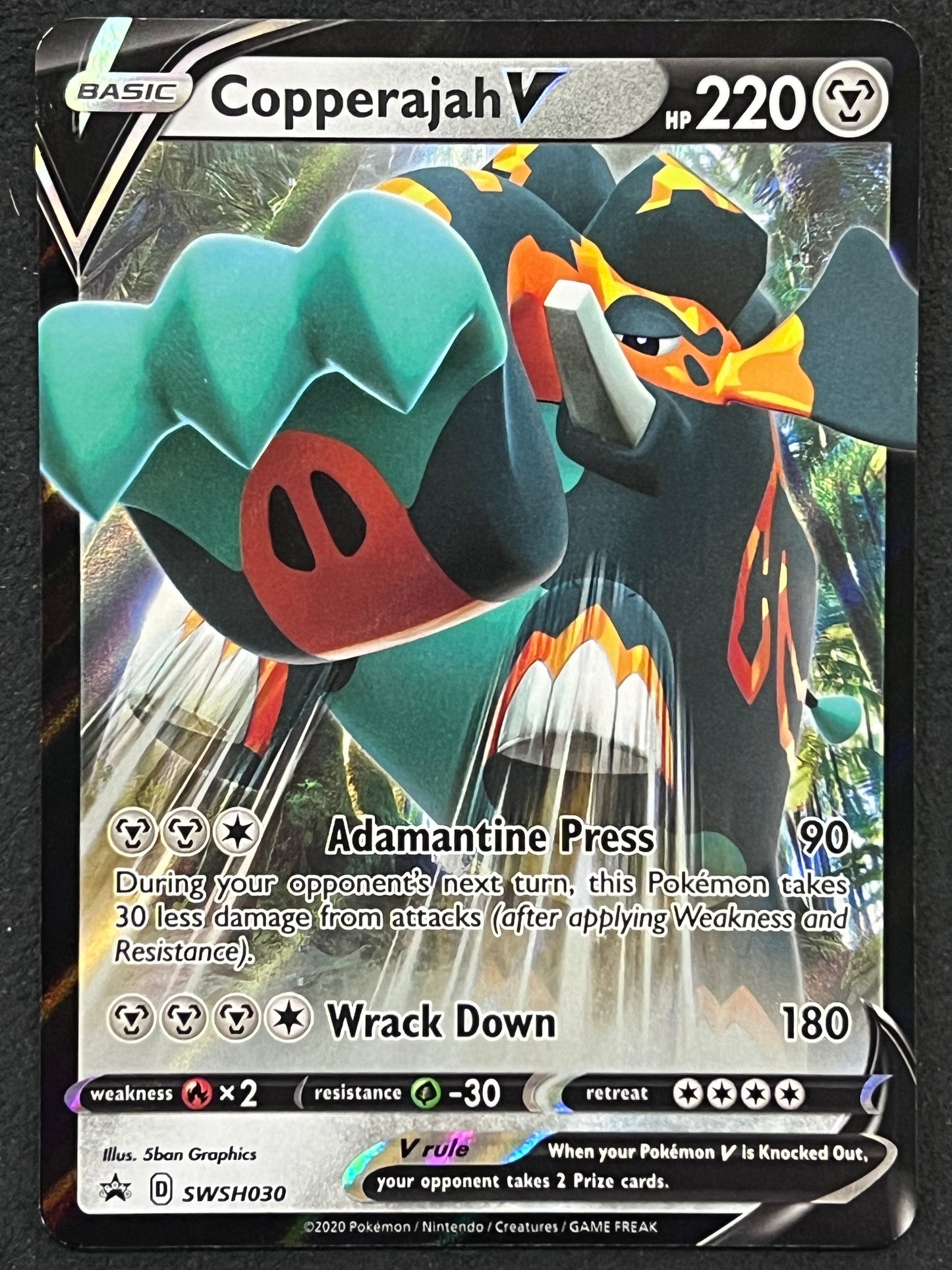 SWSH030 Copperajah V - Black Star Promo