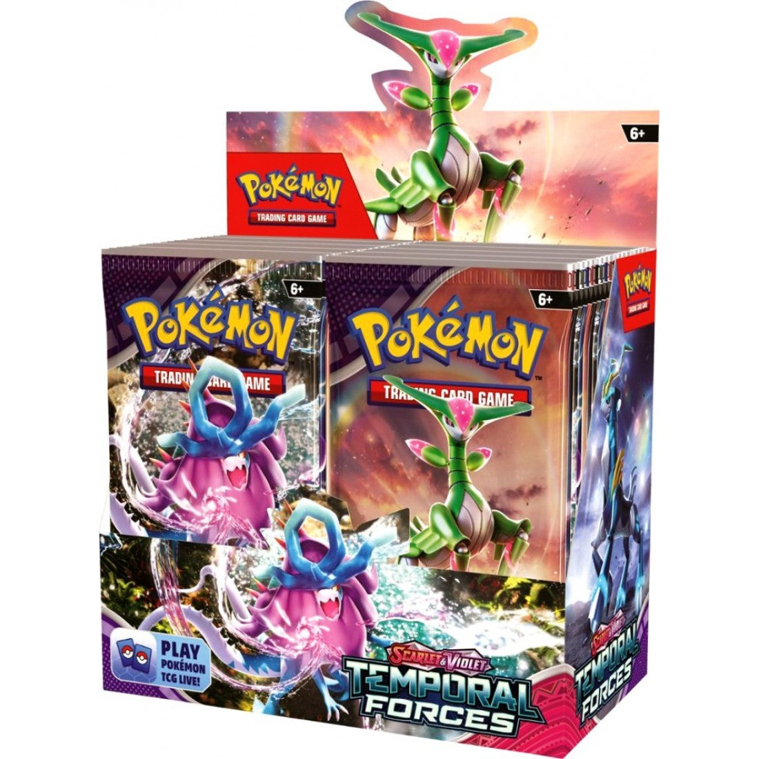 Pokmon TCG: SV05 - Temporal Forces Booster Box Jarvvos Pokmon TCG: SV05 - Temporal Forces Booster Box Jarvvos