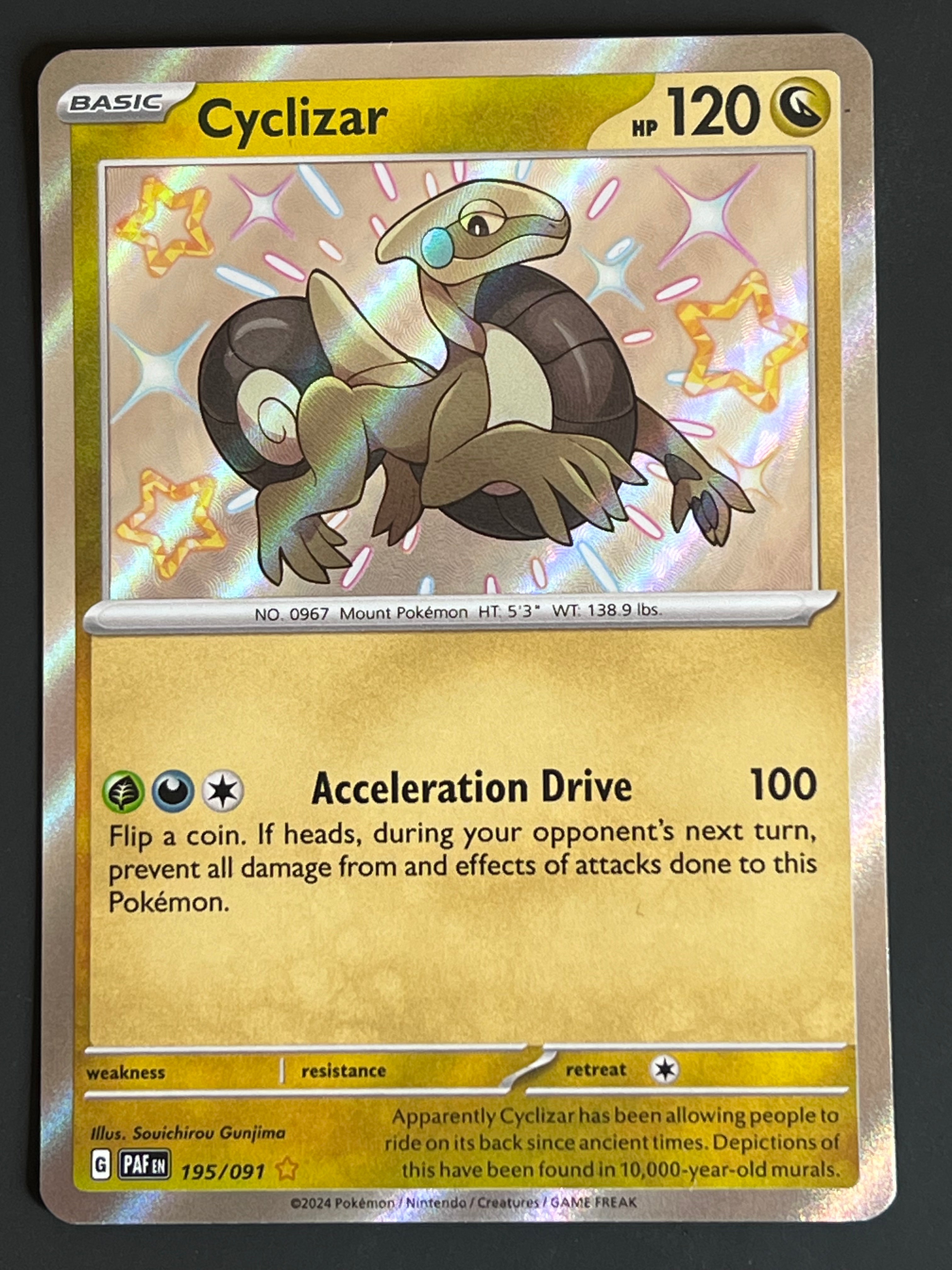 195/091 Cyclizar - Pokmon Paldean Fates Shiny Rare Jarvvos 195/091 Cyclizar - Pokmon Paldean Fates Shiny Rare Jarvvos