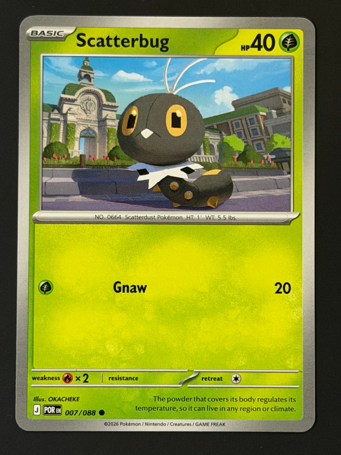 007/088 Scatterbug - Pokémon Perfect Order Common