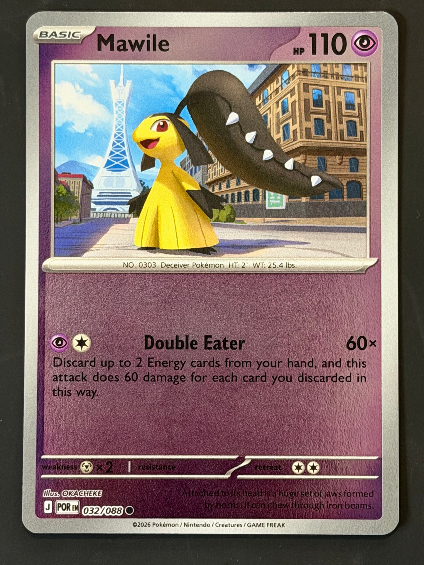 032/088 Mawile - Pokémon Perfect Order Common Reverse