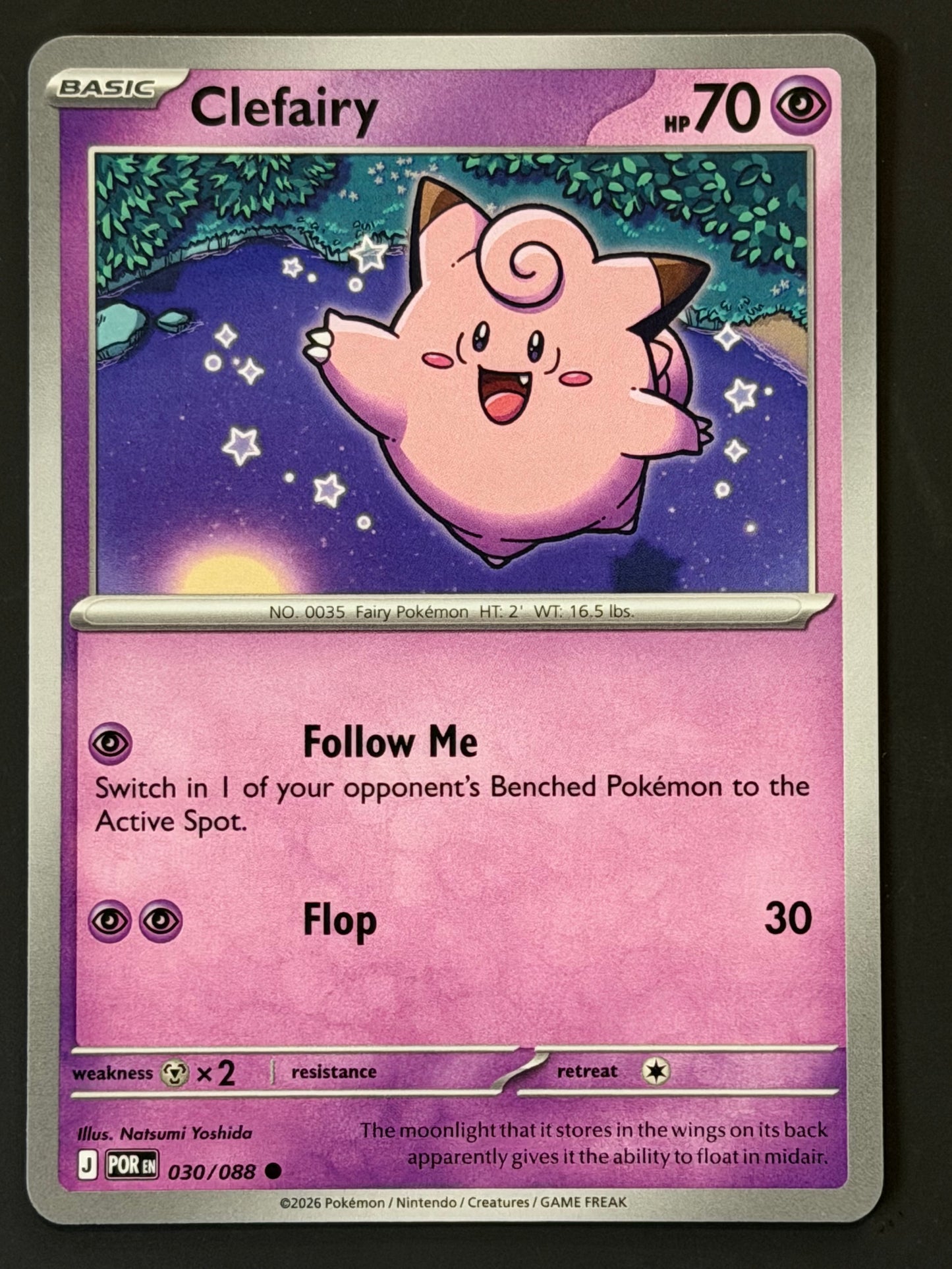 030/088 Clefairy - Pokémon Perfect Order Common